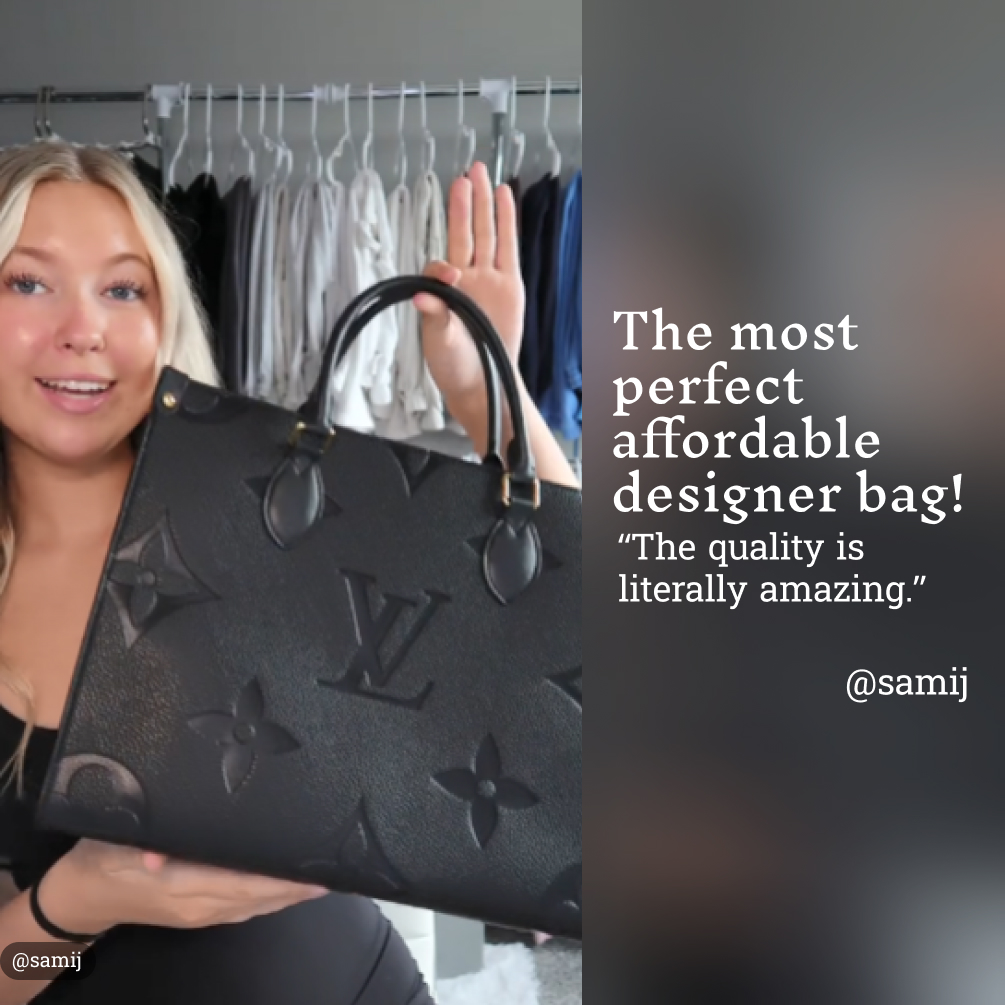 Designer Monogram Canvas Onthego MM - Bag - Gorchic - $117.99