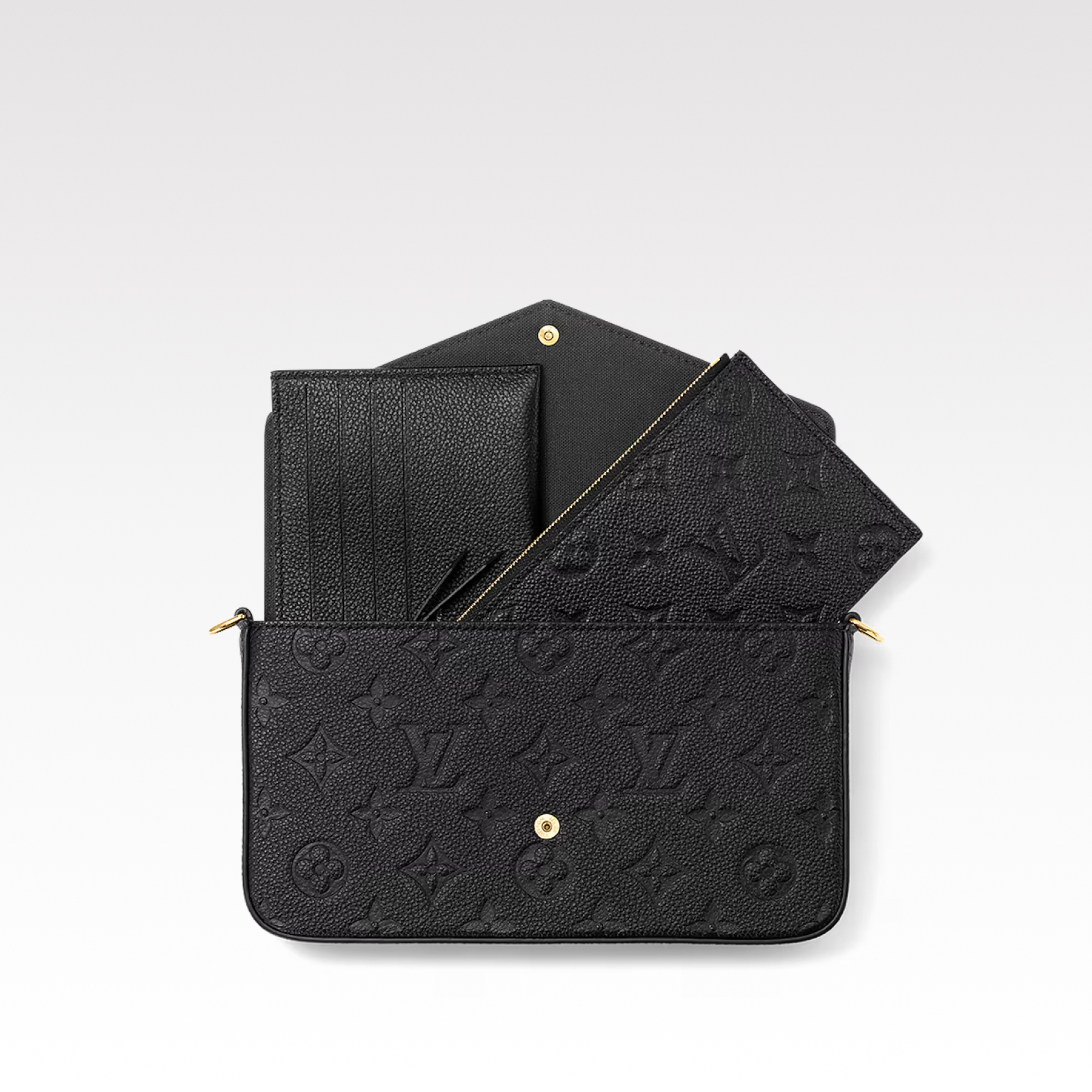 Designer Monogram  Pochette Felicie clutch bag - Gorchic - $79.99
