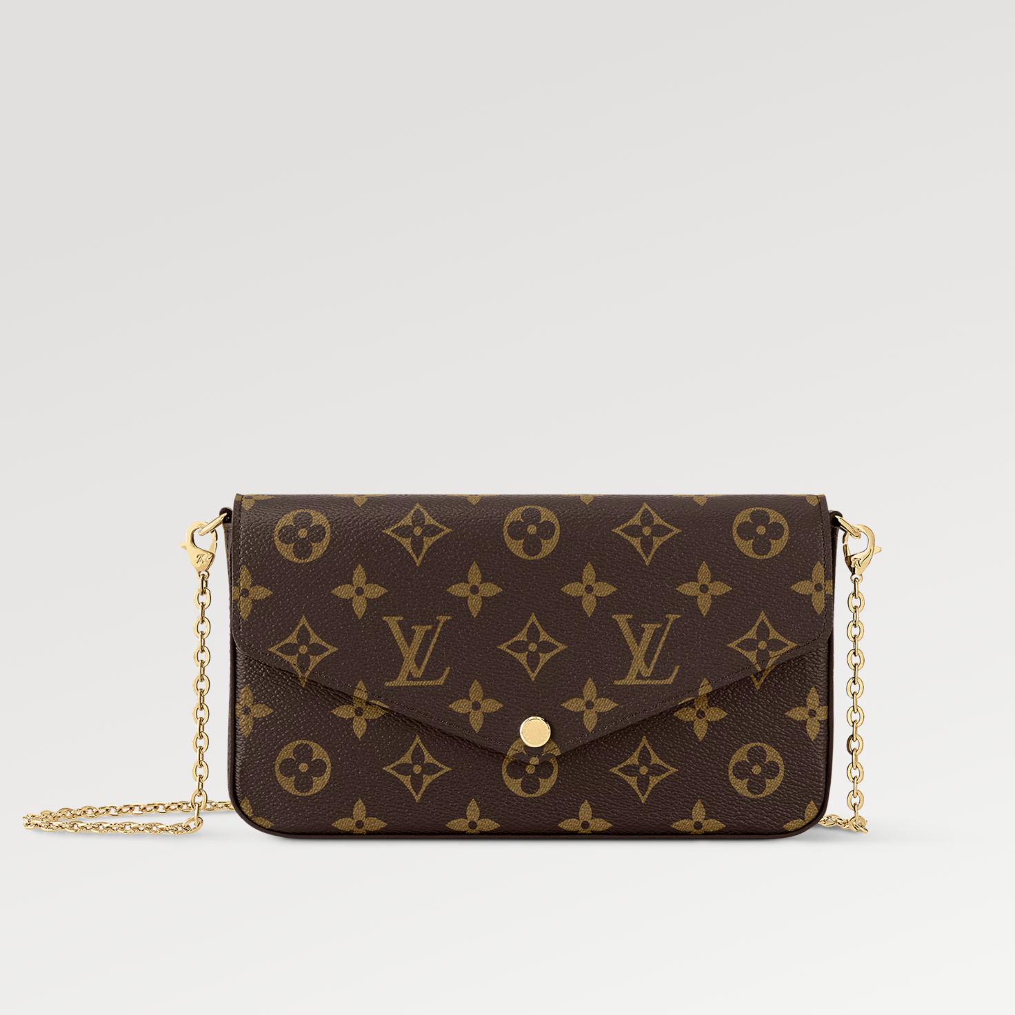 Designer Monogram Félicie Pochette Crossbody Bag - Gorchic - $79.99