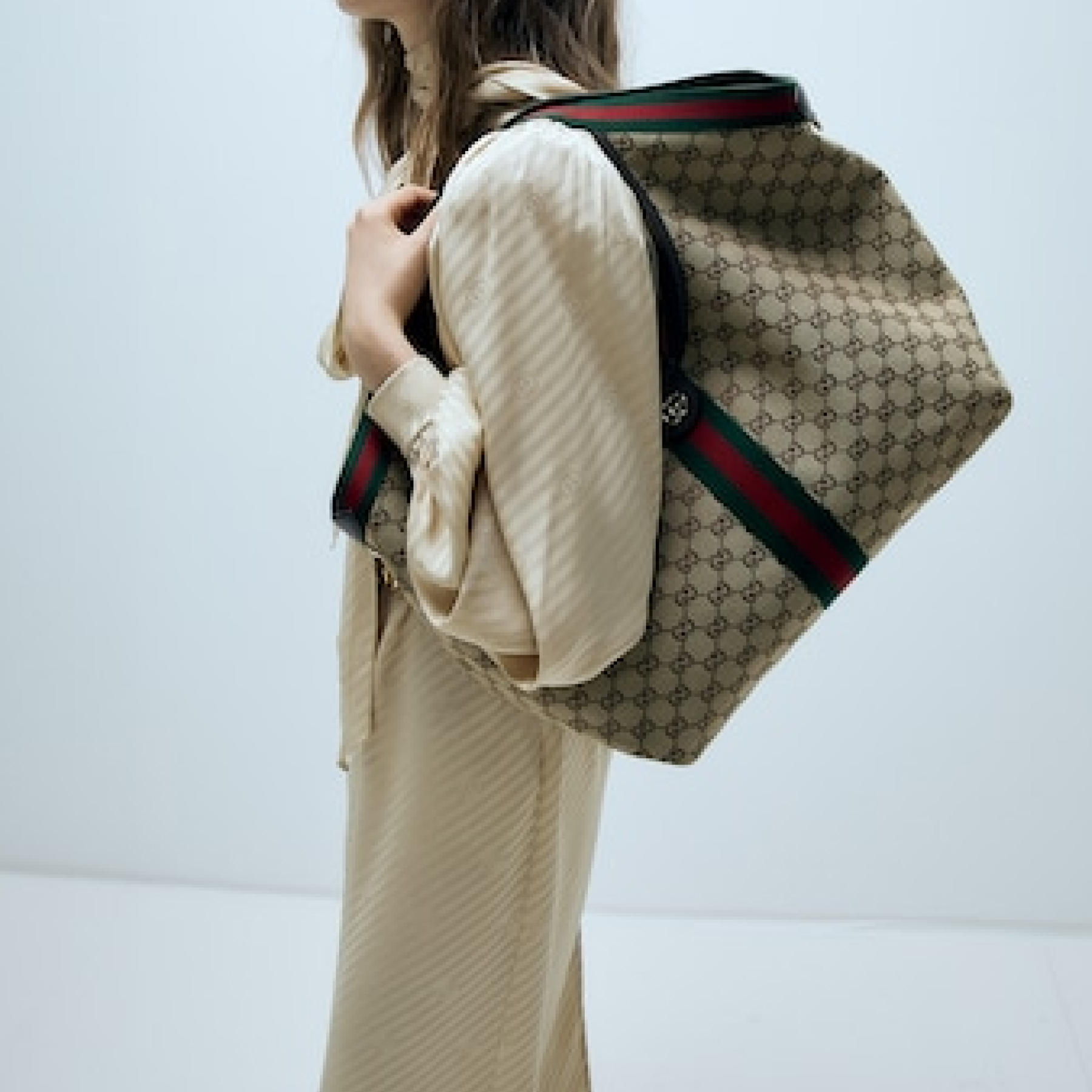 Double-G Giglio large tote bag - Gorchic - $132.99