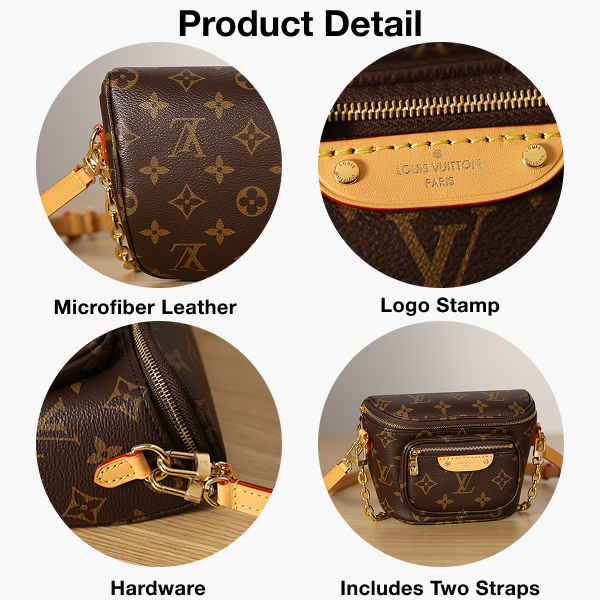 Designer Monogram Mini Bumbag Bag - Gorchic - $111.99