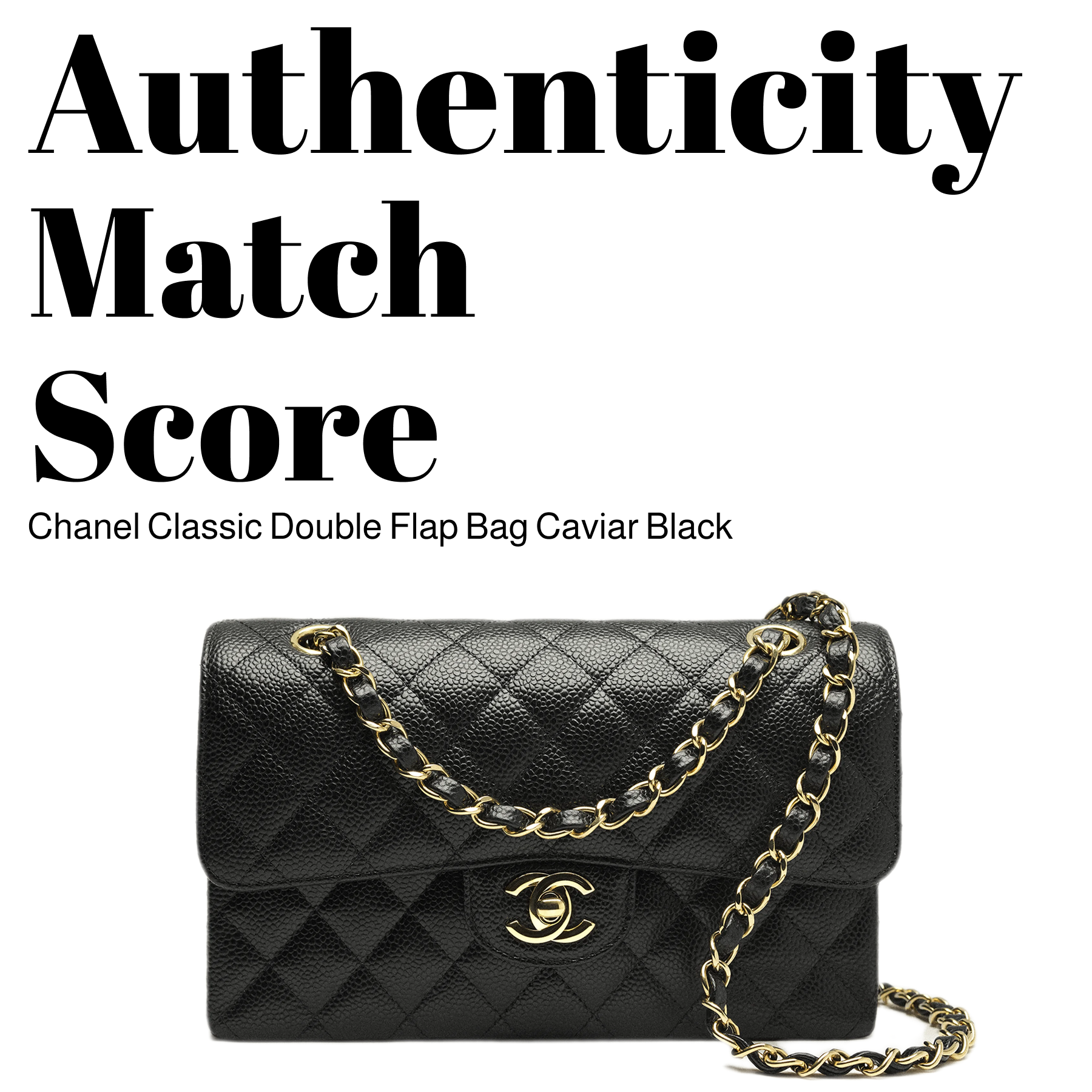 CC Classic Double Flap Bag Caviar Black Bag Review – Capacity, Details & Authenticity Score - Gorchic