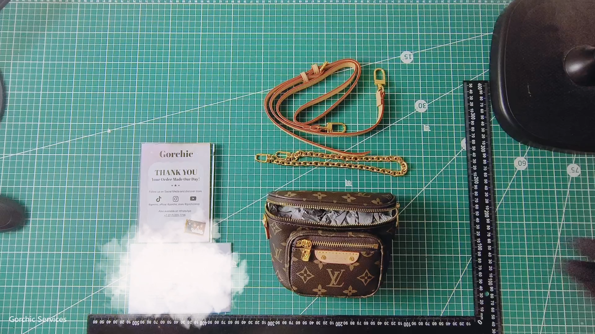 Designer Monogram Mini Bumbag Bag - Gorchic - $111.99