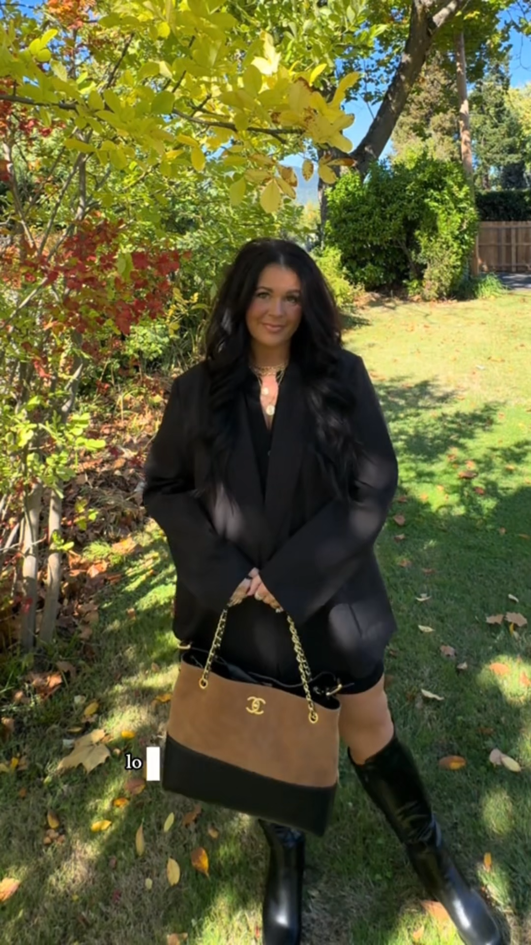 CC Inspired Métiers Dart Shopping Bag Calfskin & Gold-Tone Metal -  Beige & Black - Gorchic - $146.99