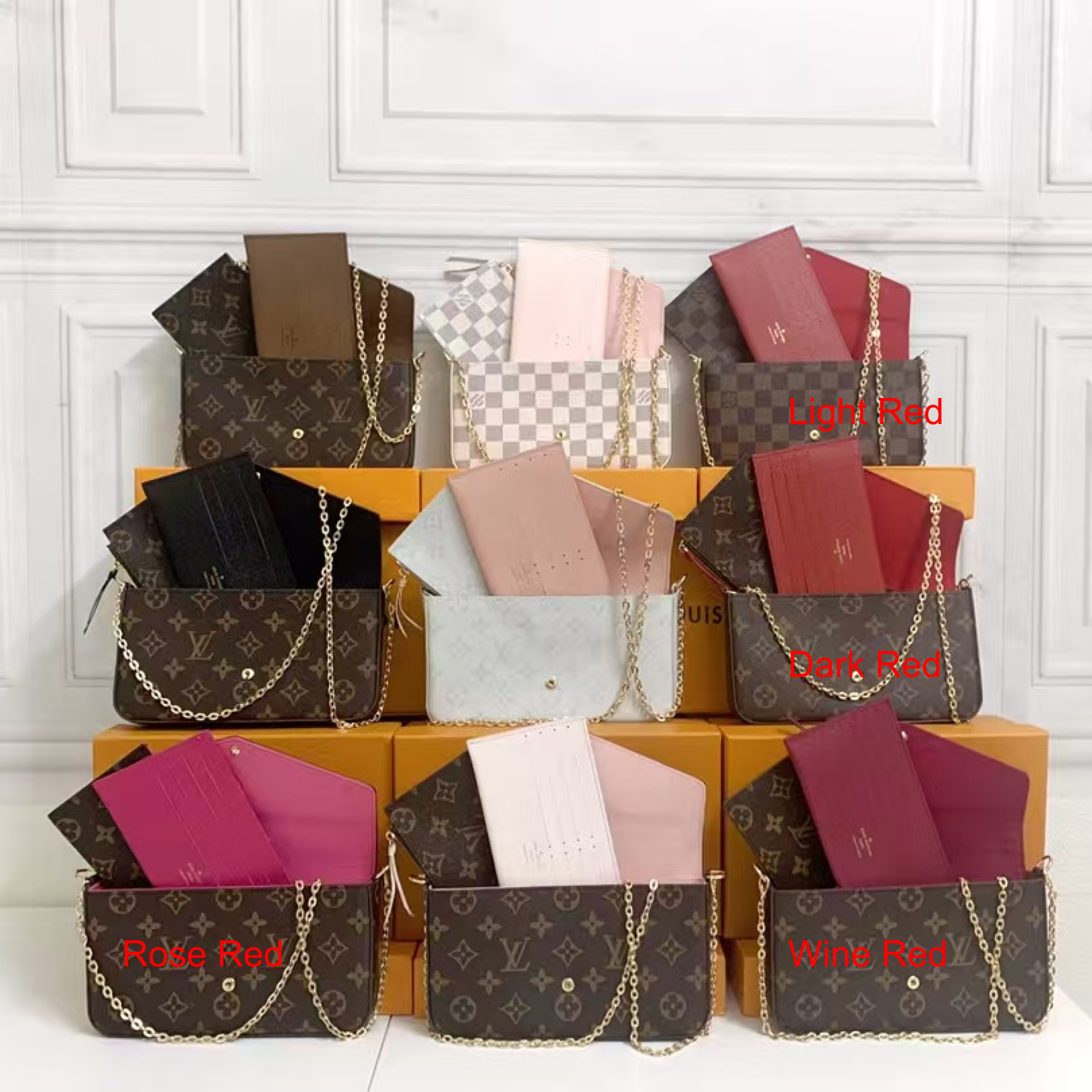 Designer Monogram  Félicie Pochette Bag - Gorchic - $79.99