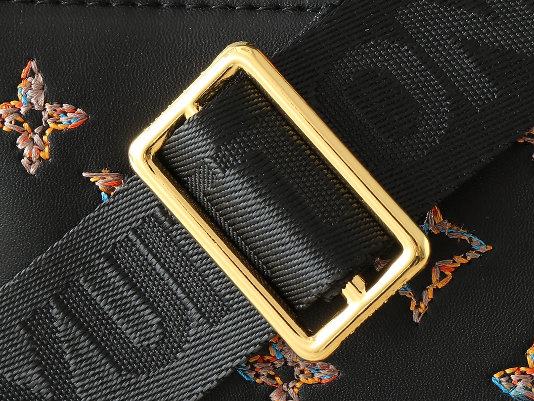 Designer Monogram Coussin Black Flower Small Handbag - Gorchic - $135.99