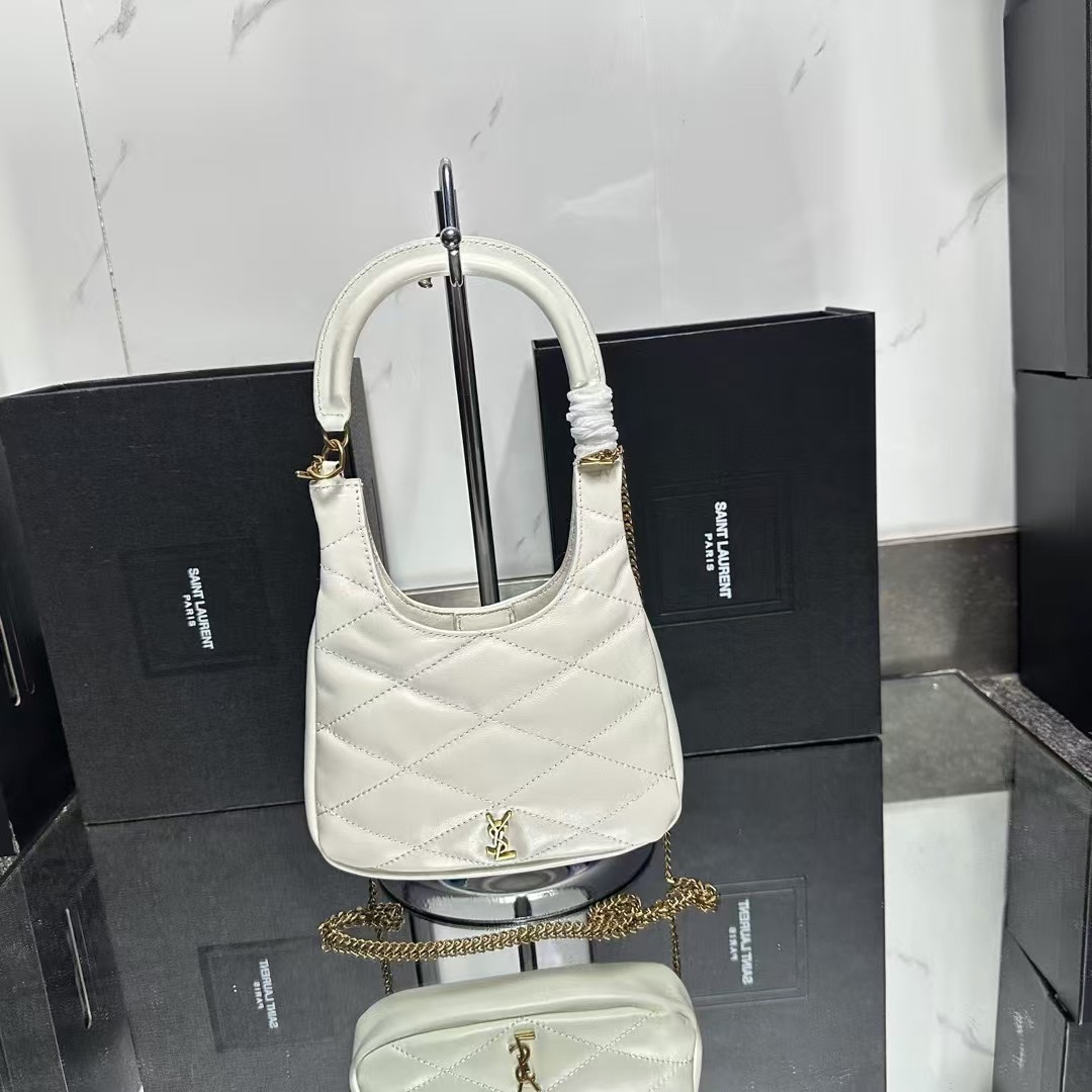 Lady Designer New Sade hobo - White Bag - Gorchic - $129.99