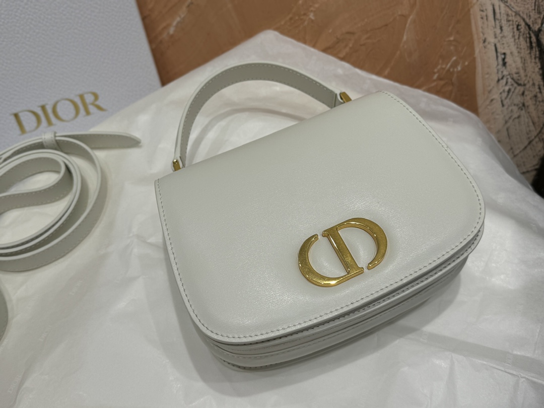 D Inspired Medium 30 Montaigne Avenue Top Handle Bag-White - Bag - Gorchic - $146.99