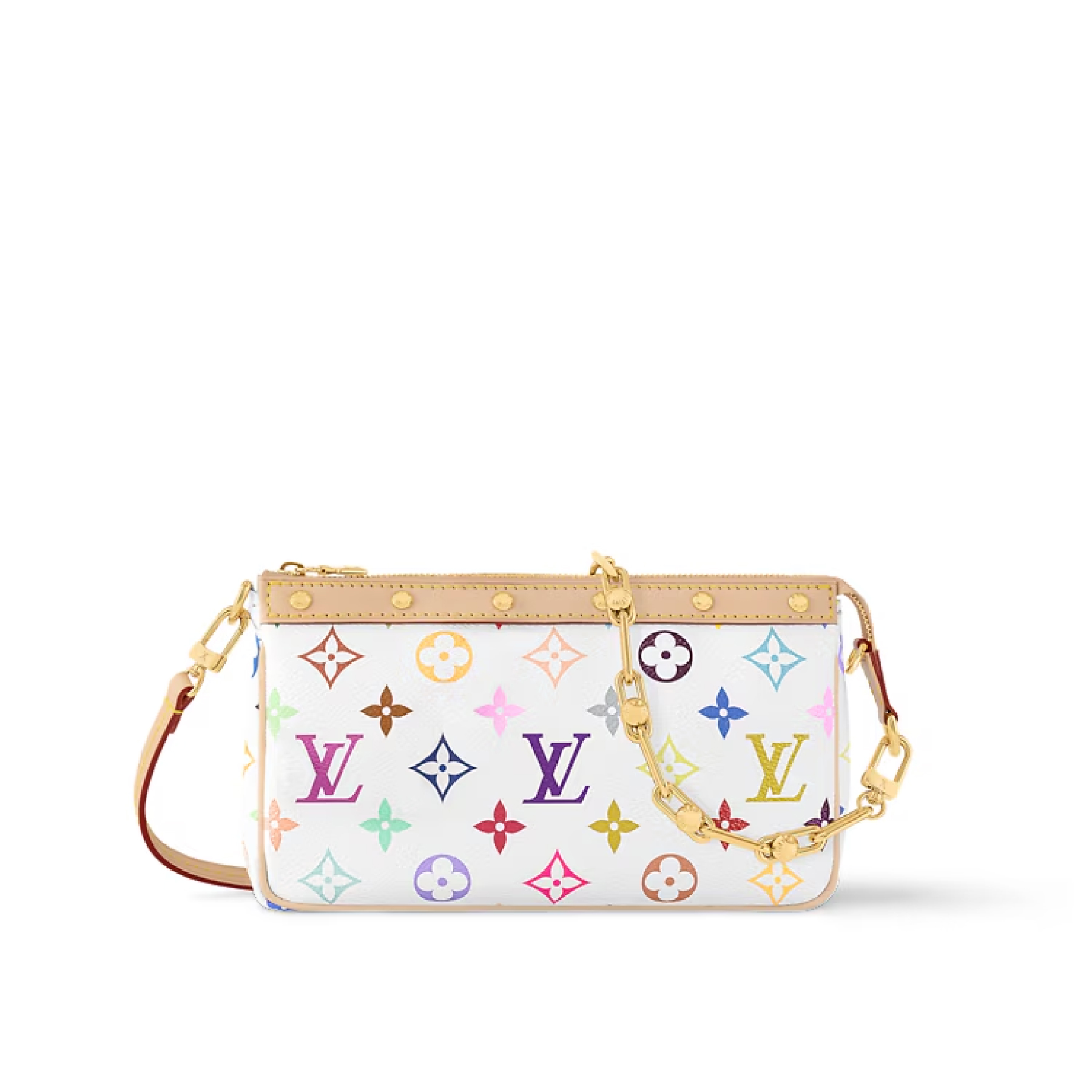 Designer Monogram x Murakami  x TM Pochette Accessoires Other Monogram Canvas Bag - Gorchic - $118.99