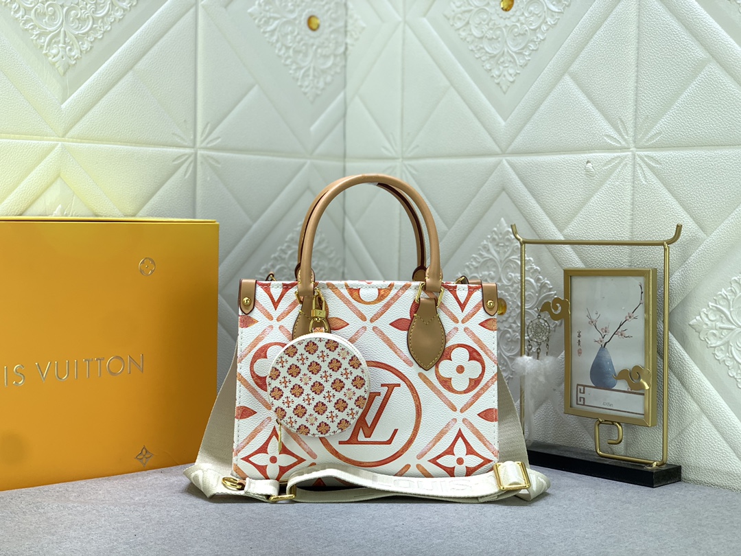 Designer Monogram Canvas Onthego  Bag - Gorchic - $124.99