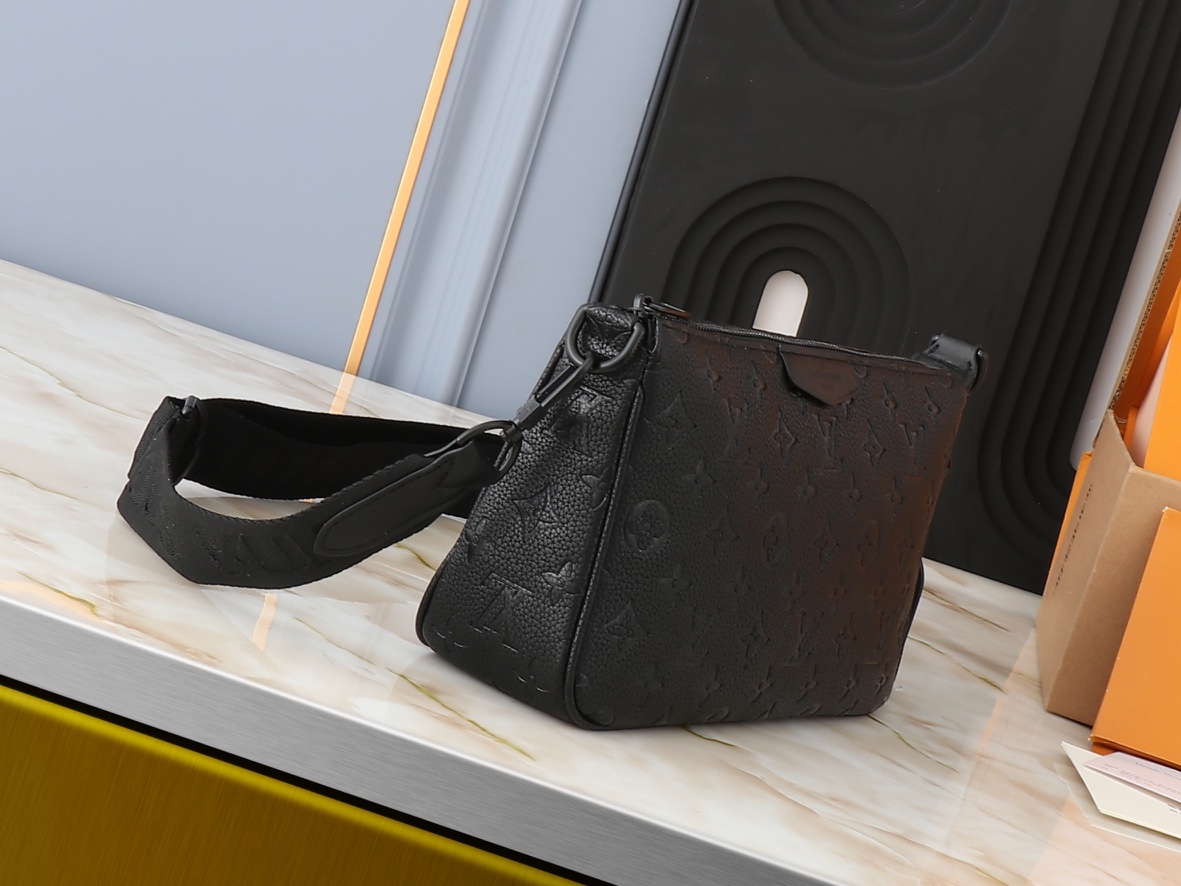 Designer Monogram Pochette Accessoire XL Dark Black - Bag - Gorchic - $118.99