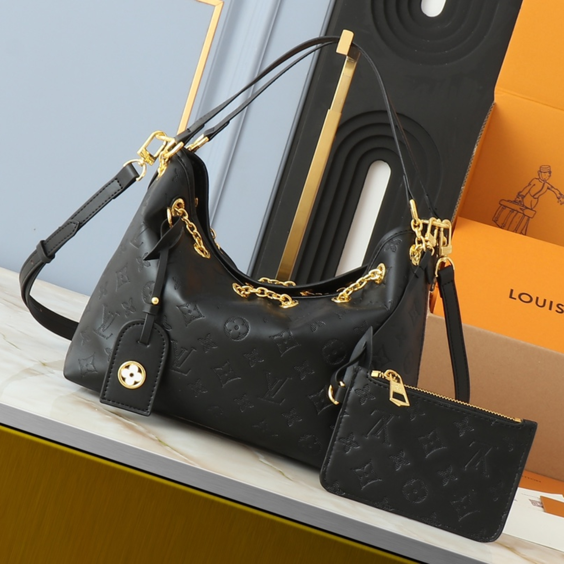 Designer Monogram Summer Bundle Dégradé Black Bag - Gorchic - $131.99