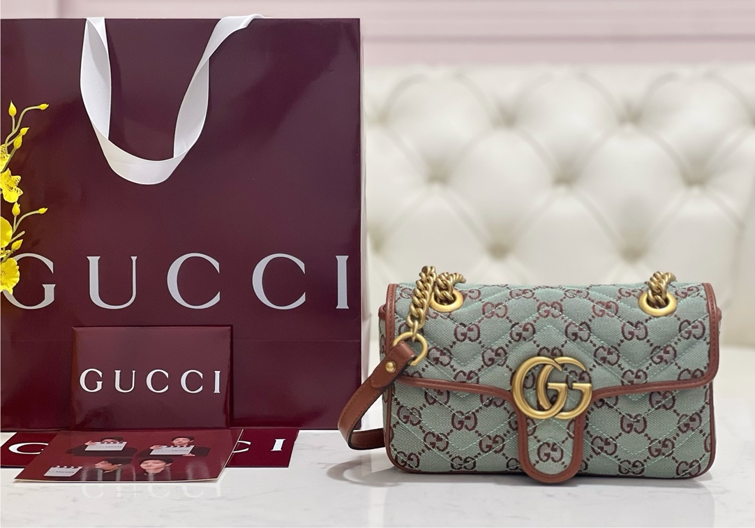 Double-G GG Marmont Shoulder Bag Multiple Size - Bag - Gorchic - $124.99