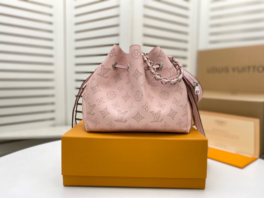 Designer Monogram Bella Pink Jasmin Bag - Gorchic - $130.99