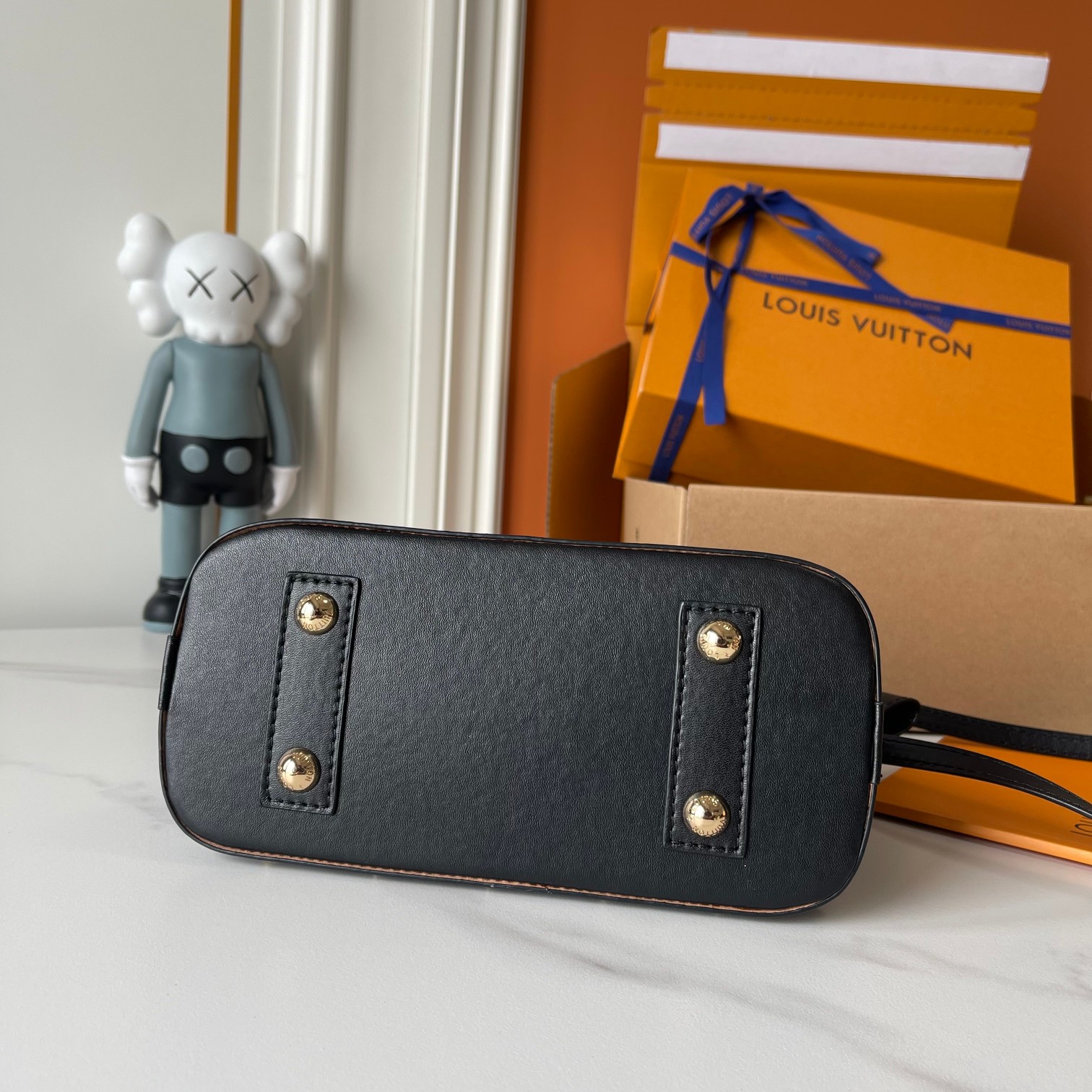 Designer Monogram x Murakami  x TM Alma BB Black Bag - Gorchic - $132.99