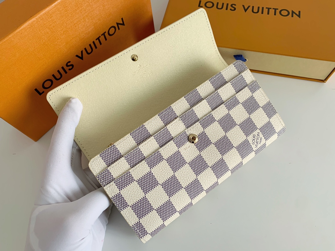 Designer Monogram Portefeuille Sarah Long Wallet - Gorchic - $58.99