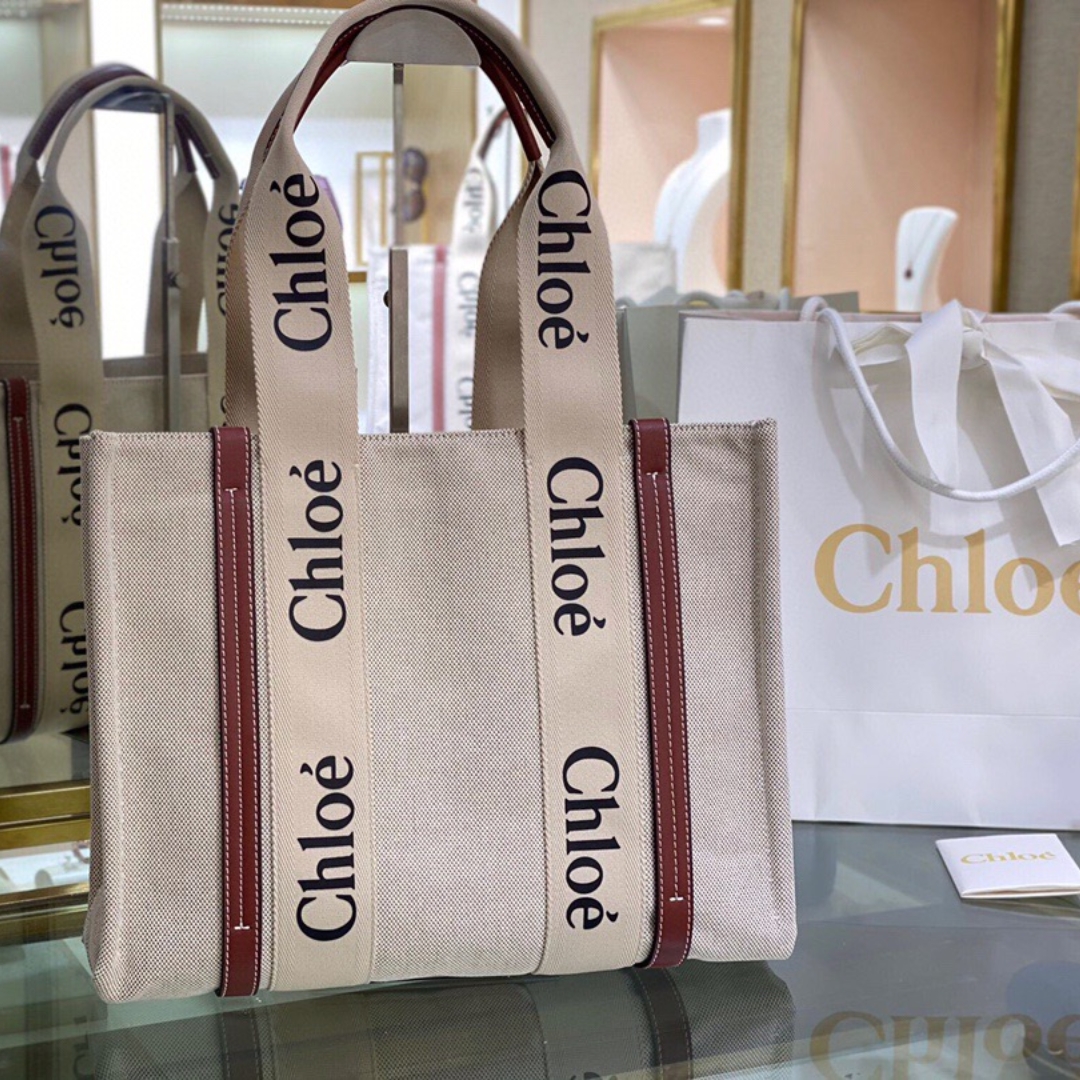 chleo Woody tote bag Medium Size - Bag - Gorchic - $125.99