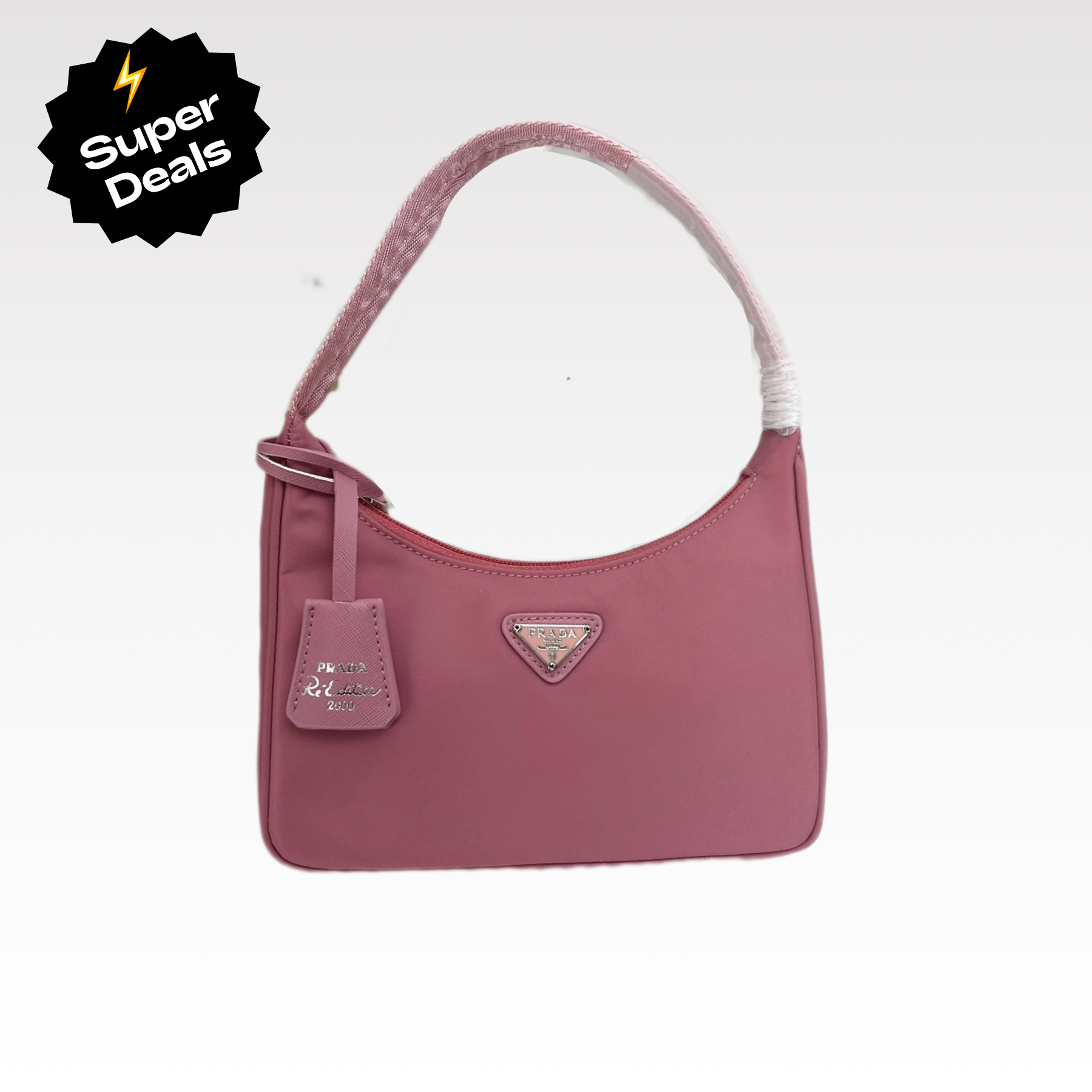 Saffiano texture Hobo Medieval Moon Bag - Red Bag - Gorchic - $93.99