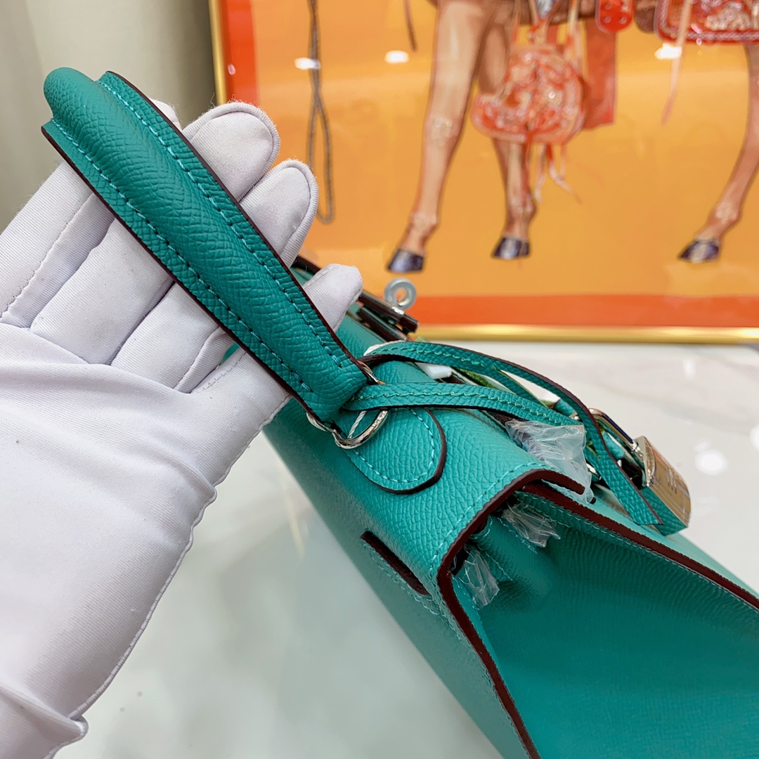 H-Inspired Kelly Haze Light Green Silver Hardware - Bag - Gorchic - $156.99