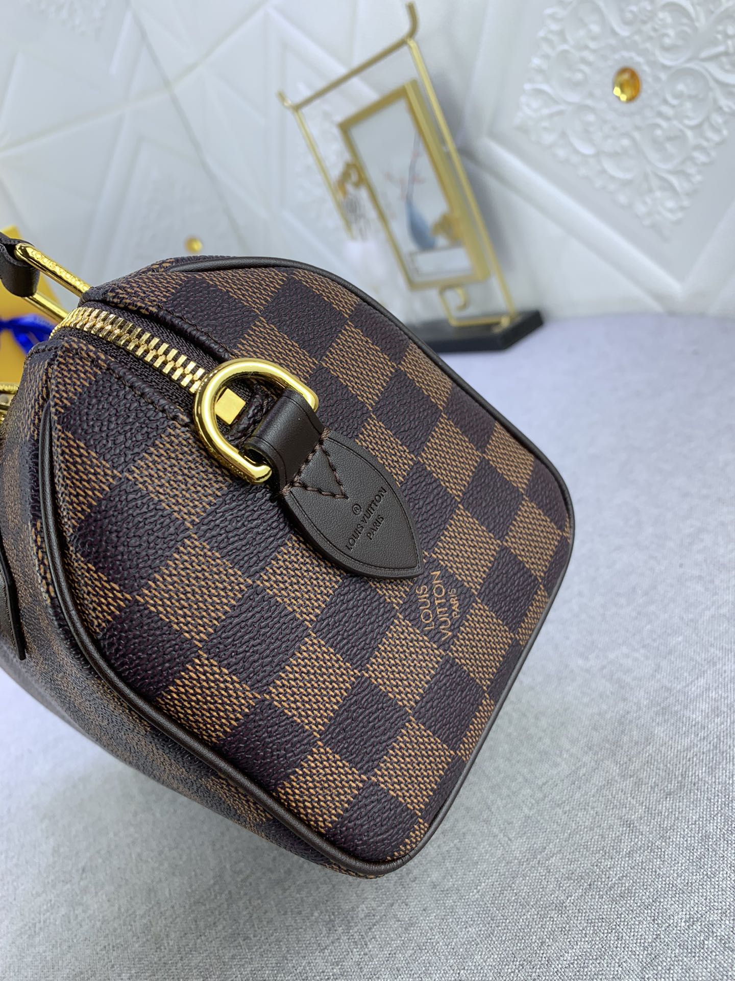 Designer Monogram Speedy Bandoulière 20 Damier Ebene Women Handbag - Bag - Gorchic - $117.99