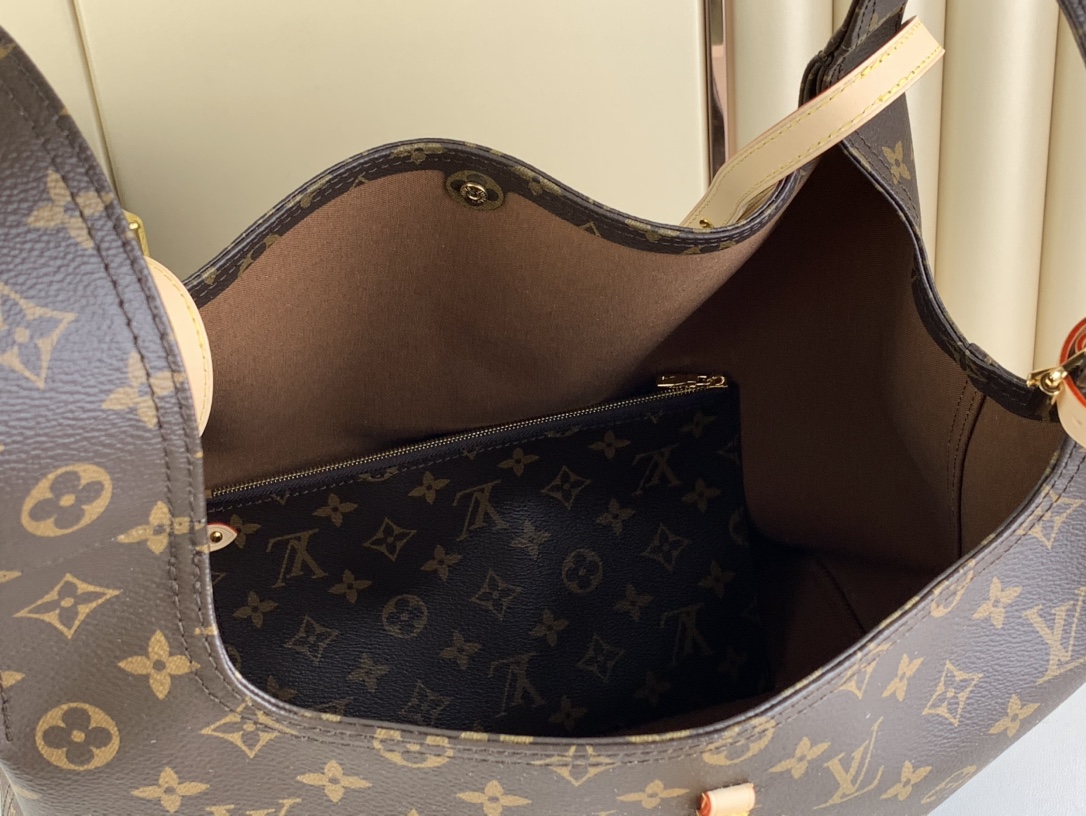 Designer Monogram ATLANTIS Large Basket Handbag - Bag - Gorchic - $121.99