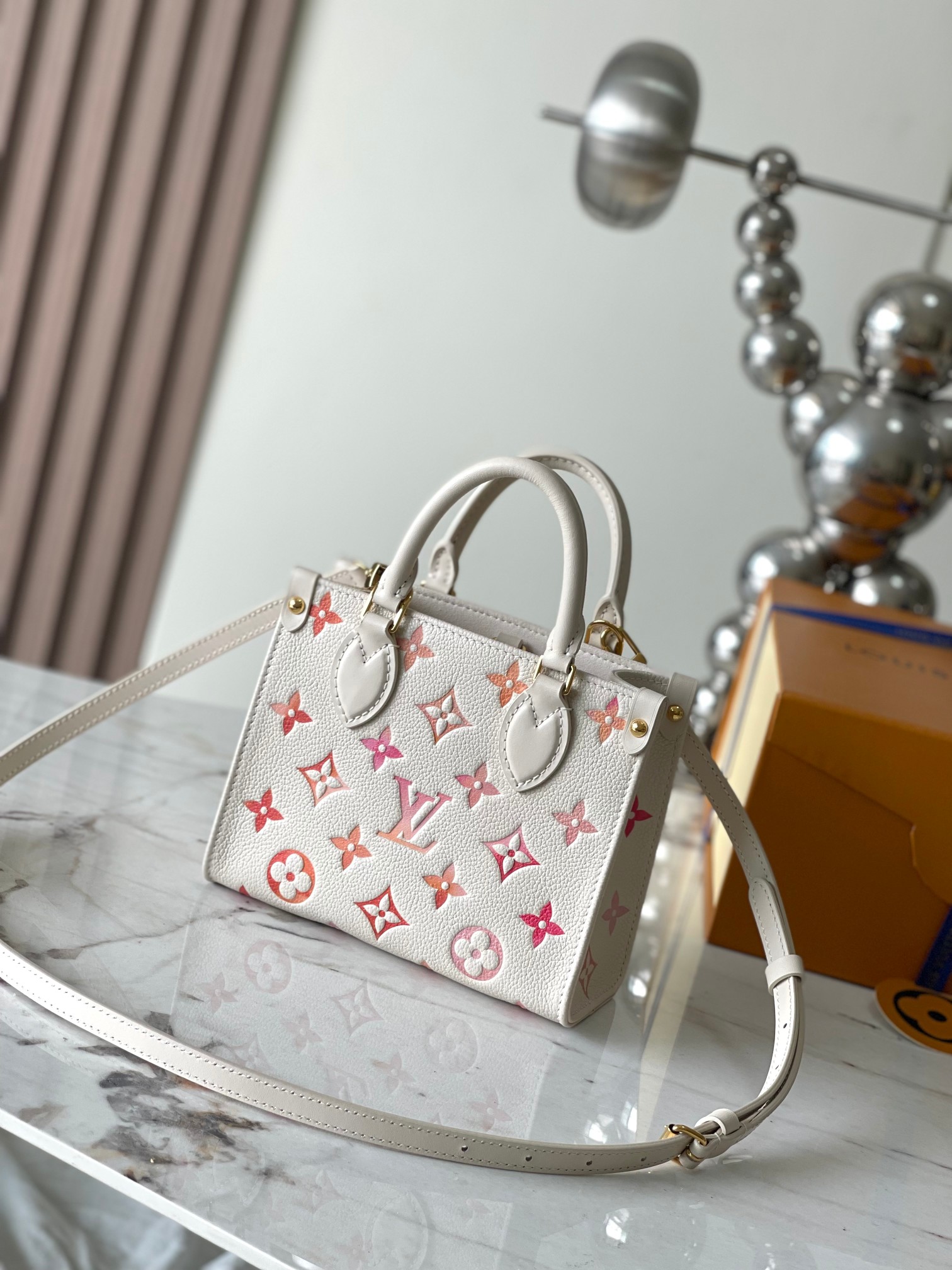 Designer Monogram Canvas Onthego BB White Powder - Bag - Gorchic - $124.99