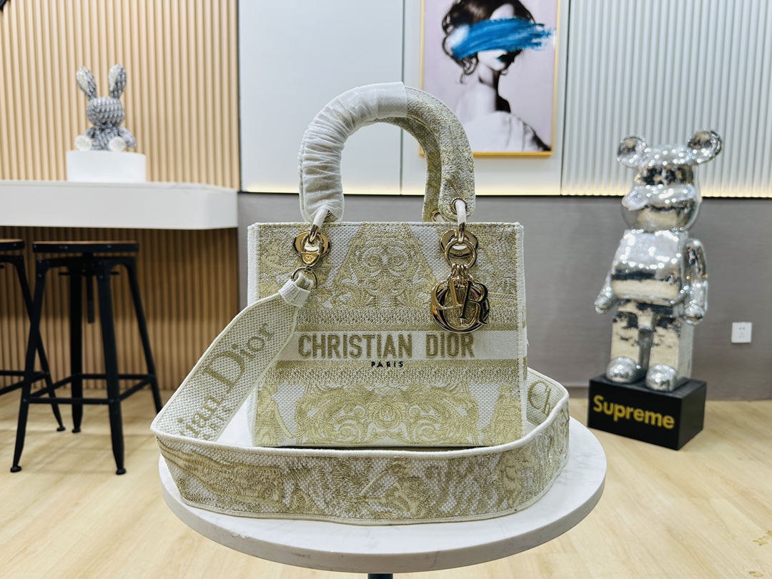 [AAA] D Inspired Medium Lady D Inspired Bag - Gorchic - $213.99
