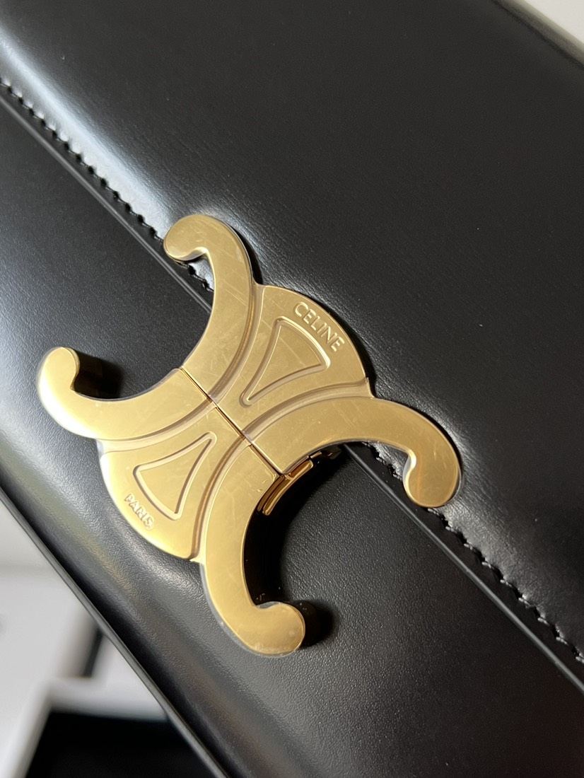 CL shoulder bag claude in shiny calfskin black - Bag - Gorchic - $118.99