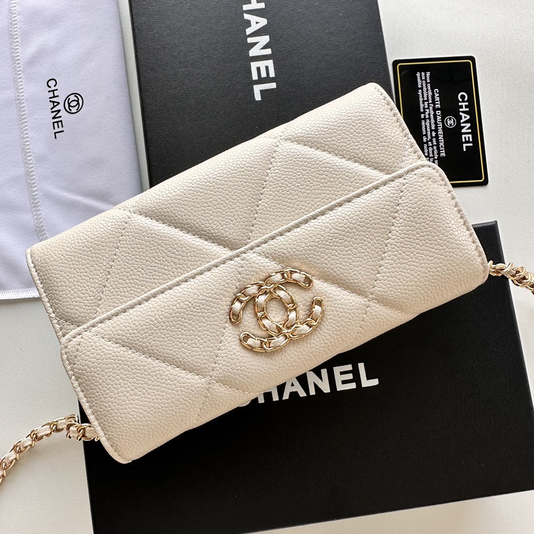 CC Inspired Chain Shoulder Crossbody Small Bag - White Fish Seed Print Bag - Gorchic - $109.99