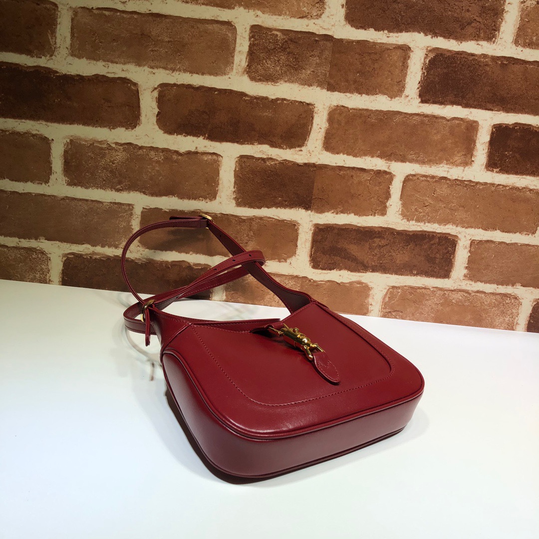 Double-G Jackie 1961 mini shoulder bag-Red - Bag - Gorchic - $121.99