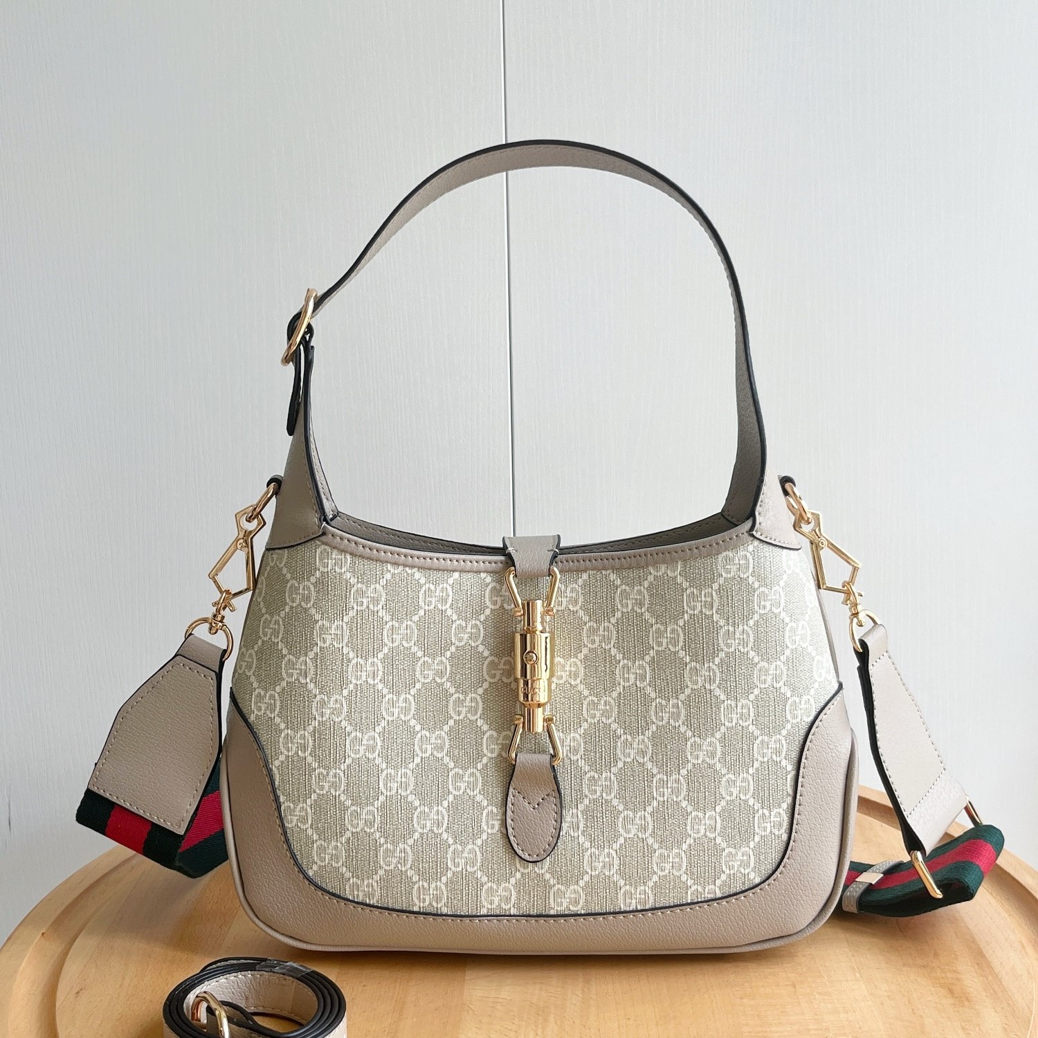 Double-G Jackie 1961 Small GG And Leather Bag - Gorchic - $124.99