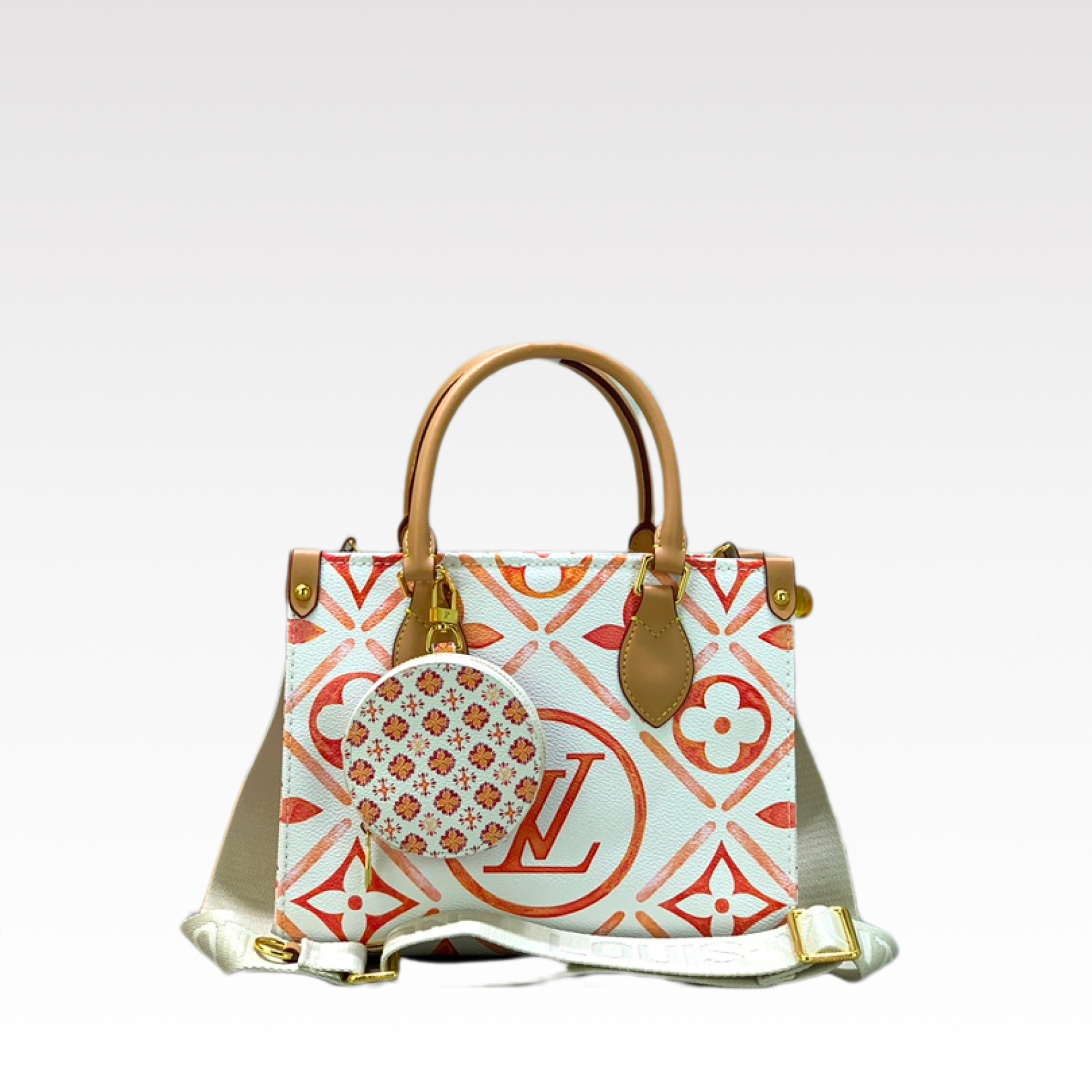 Designer Monogram Canvas Onthego  Bag - Gorchic - $124.99