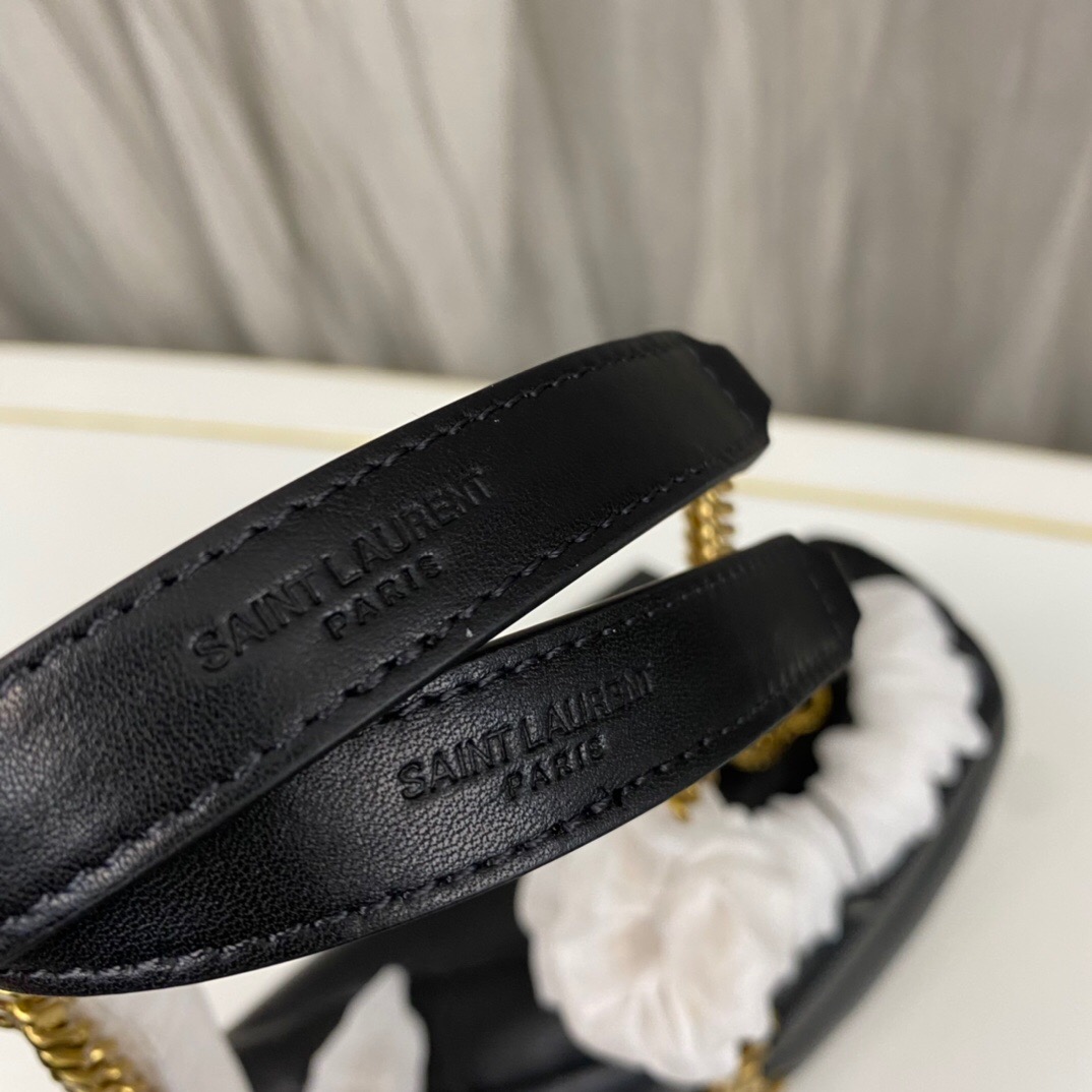 Lady Designer Loulou Small Quilted Leather Shoulder Bag Black - Bag - Gorchic - $121.99