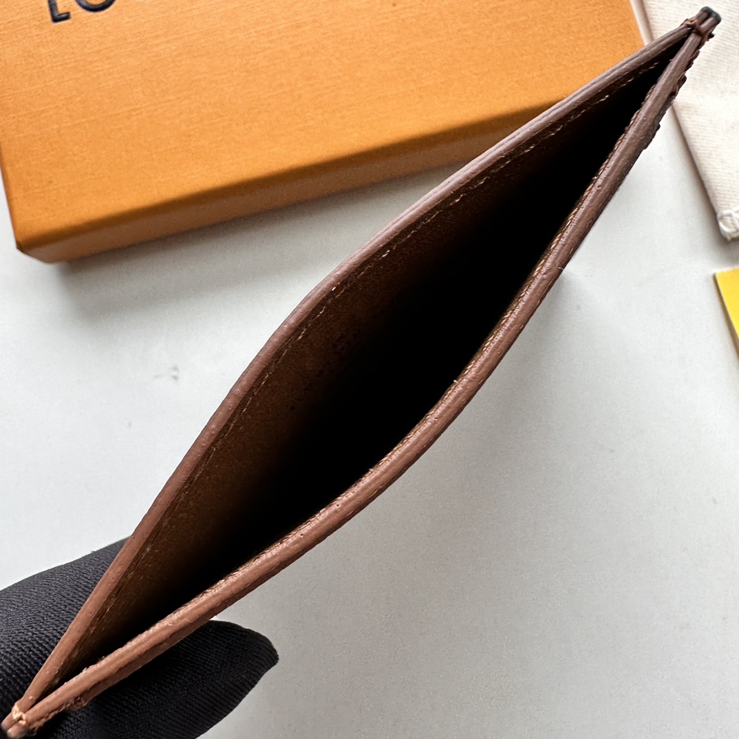 Designer Monogram Double Card Holder Brown Monogram Wallet ﻿ - Gorchic - $35.99