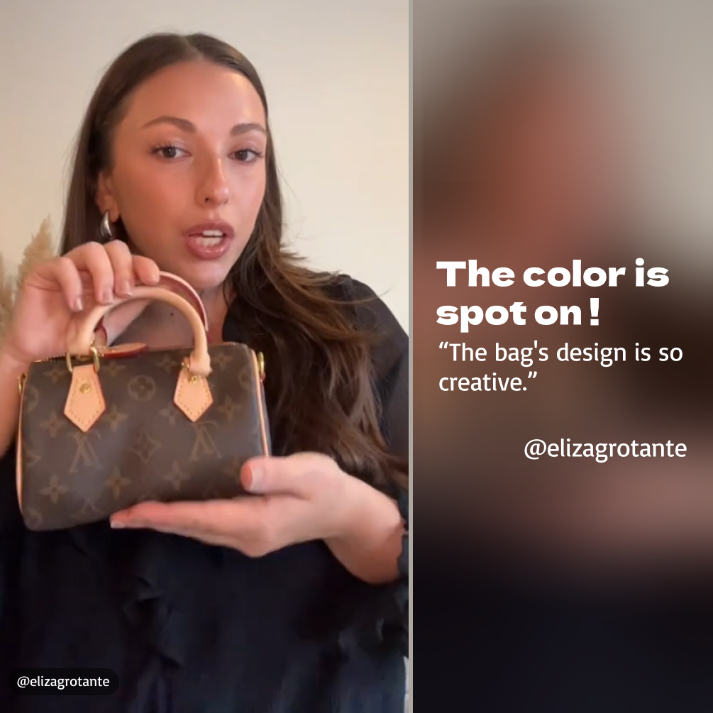 Designer Monogram Nano Speedy - Bag - Gorchic - $98.99