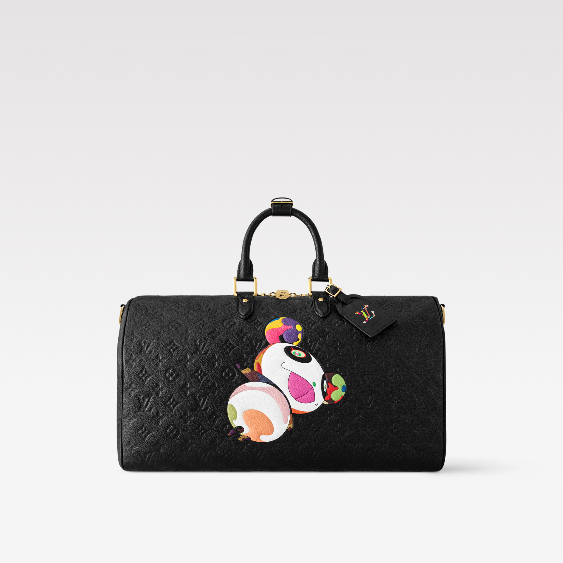 Designer Monogram x Murakami  x TM Keepall Bandoulière 50 Monogram Empreinte Leather - Gorchic - $162.99