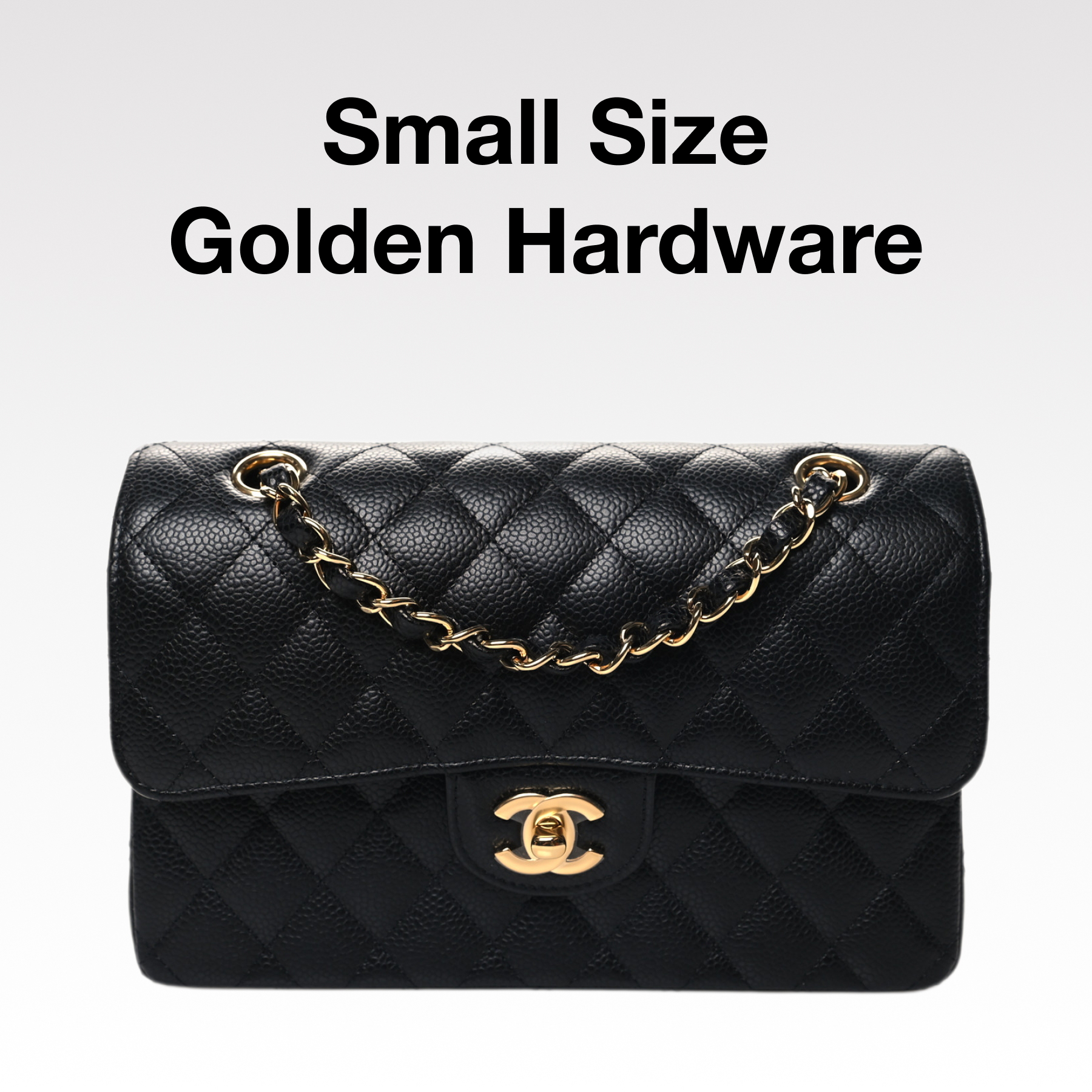 CC Inspired Classic Double Flag Bag Black Leather Sier Hardware Shoulder Bag - Gorchic - $125.99