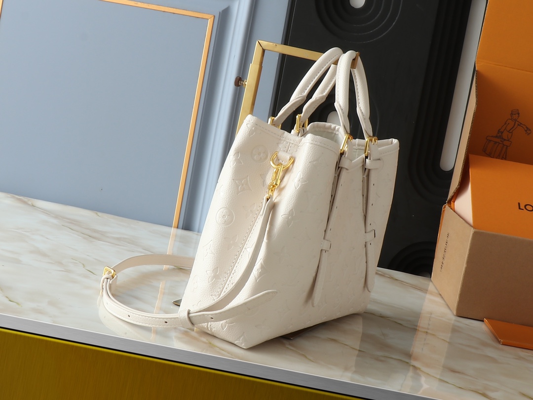 Designer Monogram Babylone Tote PM - White Bag - Gorchic - $139.99