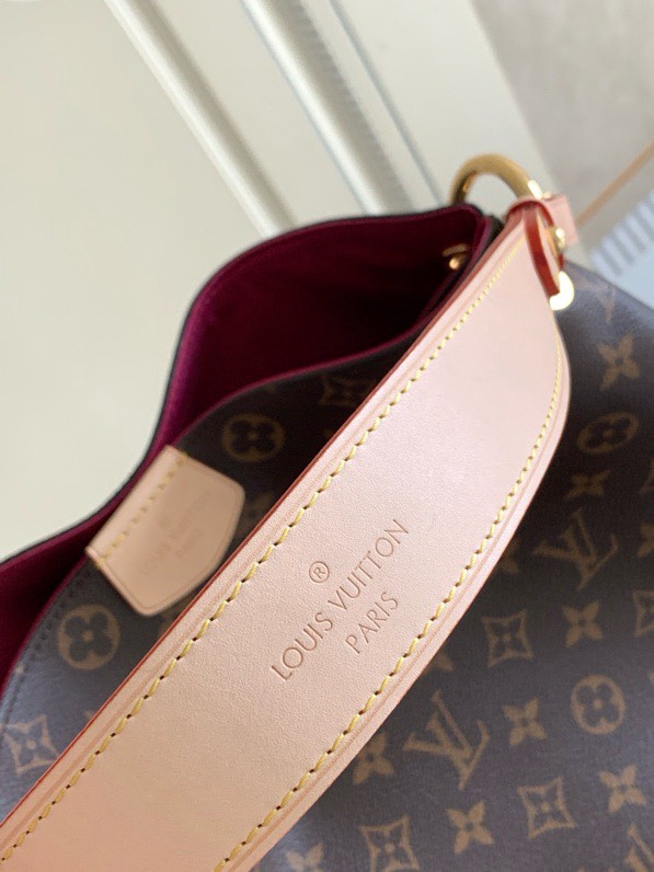 Designer Monogram Graceful PM Monogram Canvas Shoulder Bag - Gorchic - $116.99