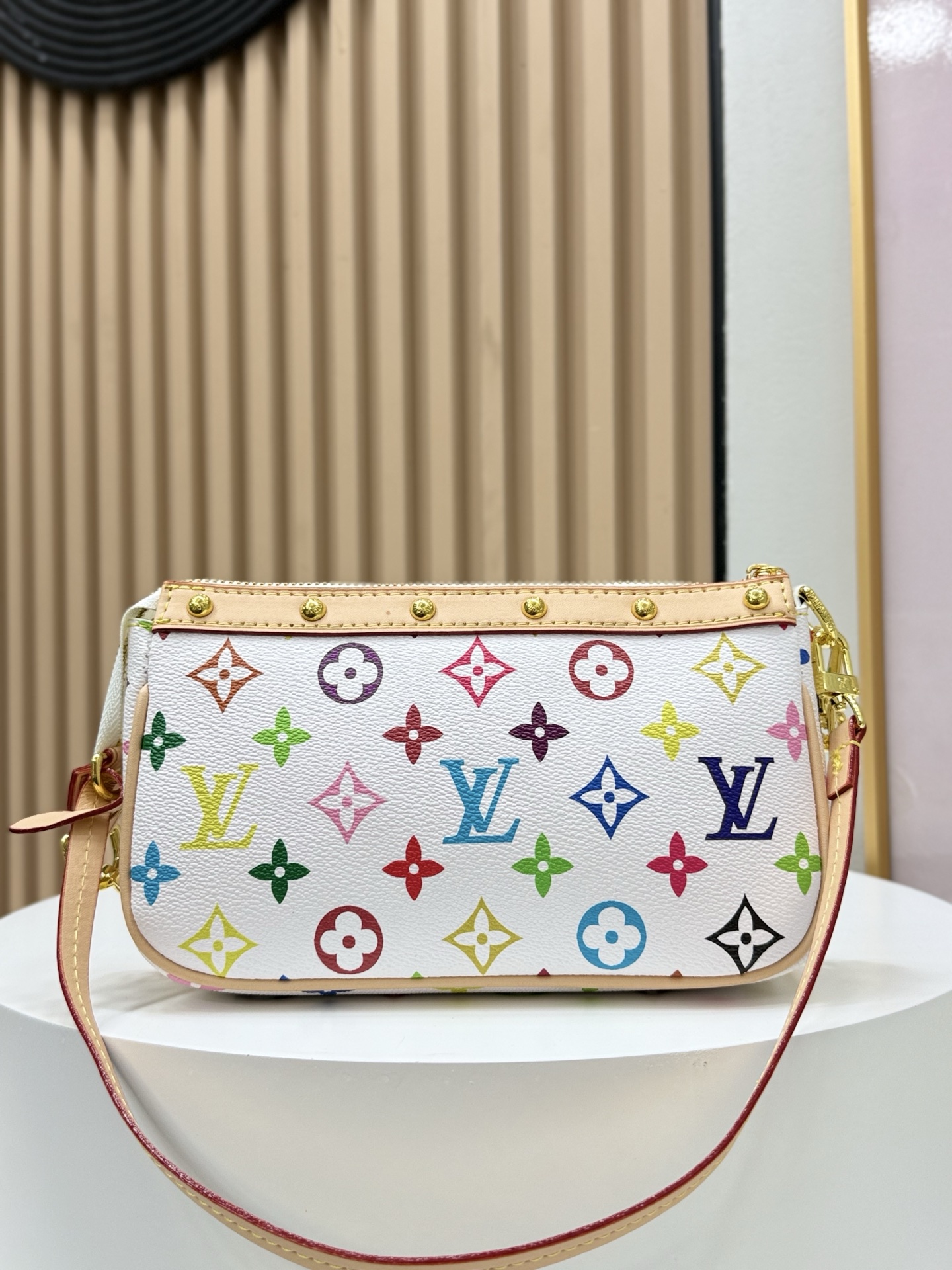 Designer Monogram x Murakami  x TM Pochette Accessoires Other Monogram Canvas Bag - Gorchic - $118.99
