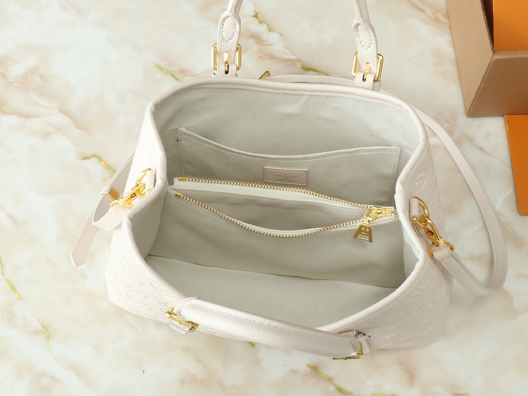 Designer Monogram Babylone Tote PM - White Bag - Gorchic - $139.99