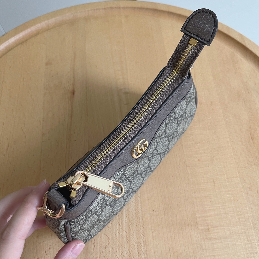 Double-G Ophidia Collection Handbag - Beige And Dark Brown Bag - Gorchic - $108.99