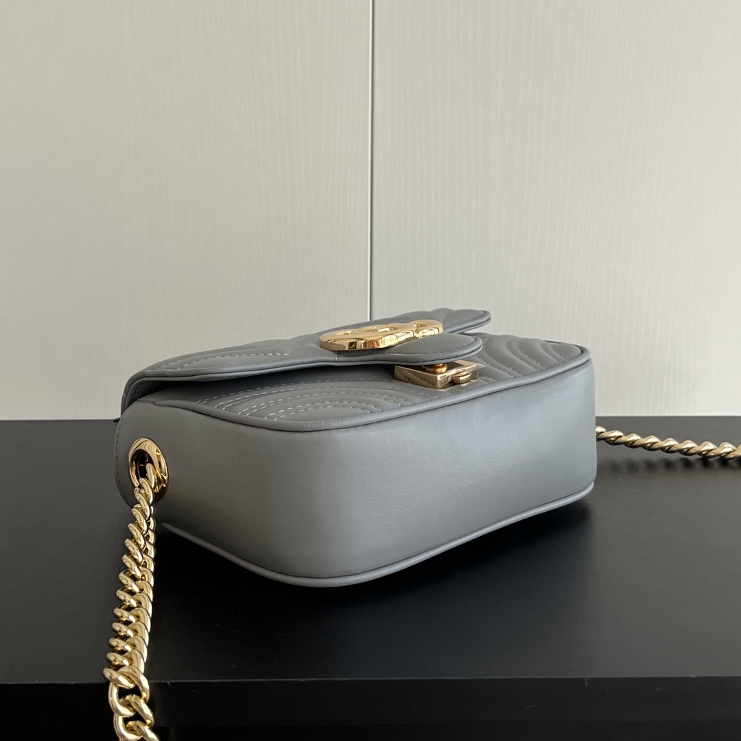 Double-G GG Marmont Mini Top Handle bag - Gorchic - $128.99