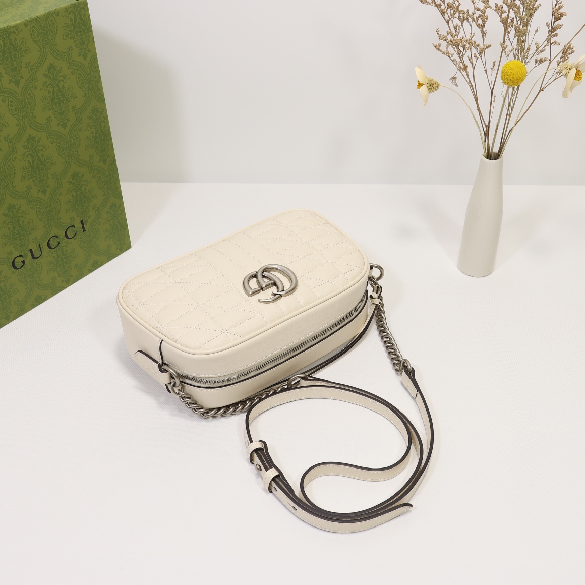 Double-G GG Marmont Chain Shoulder Bag - Gorchic - $106.99