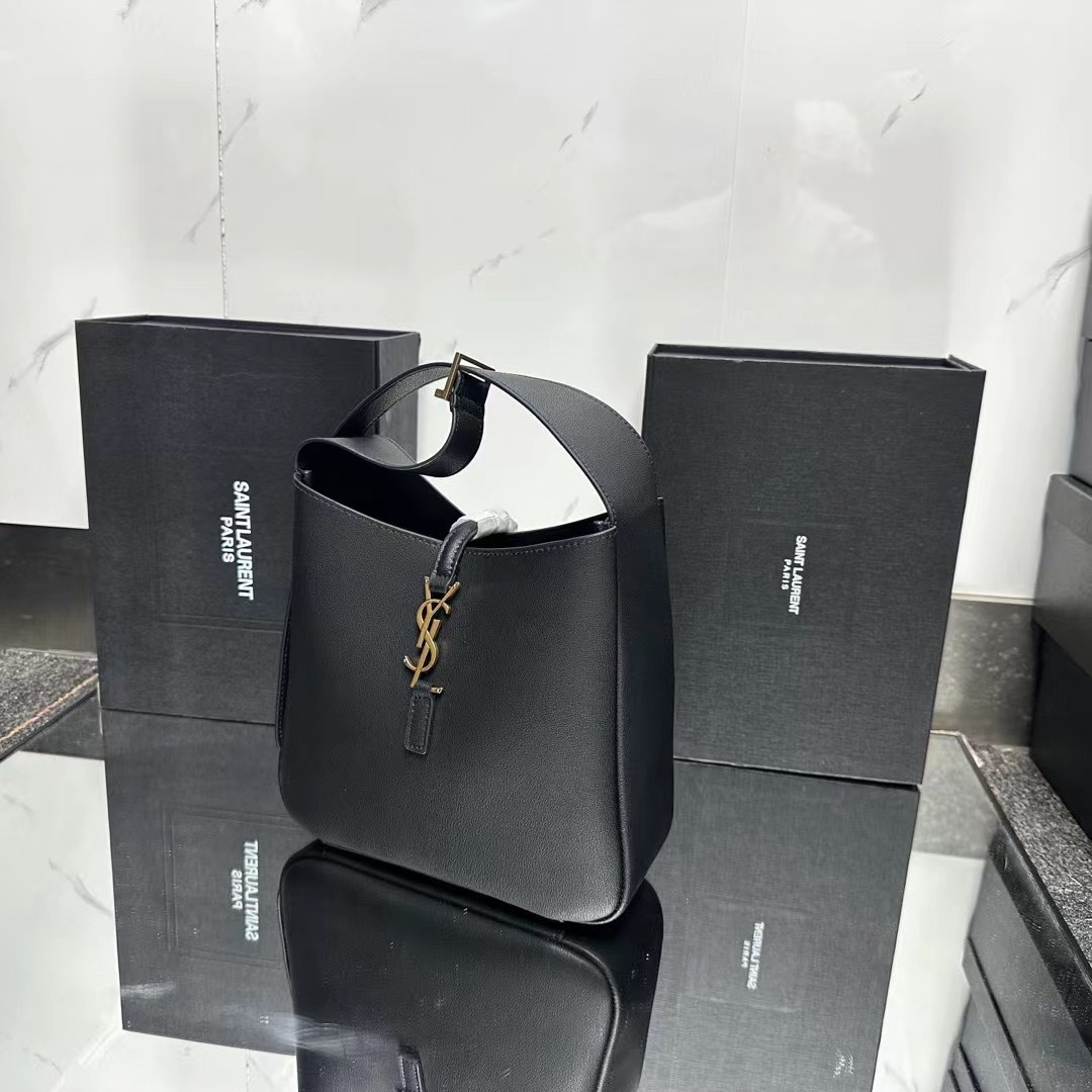 Lady Designer Supple Small leather shoulder bag-Black - Bag - Gorchic - $146.99