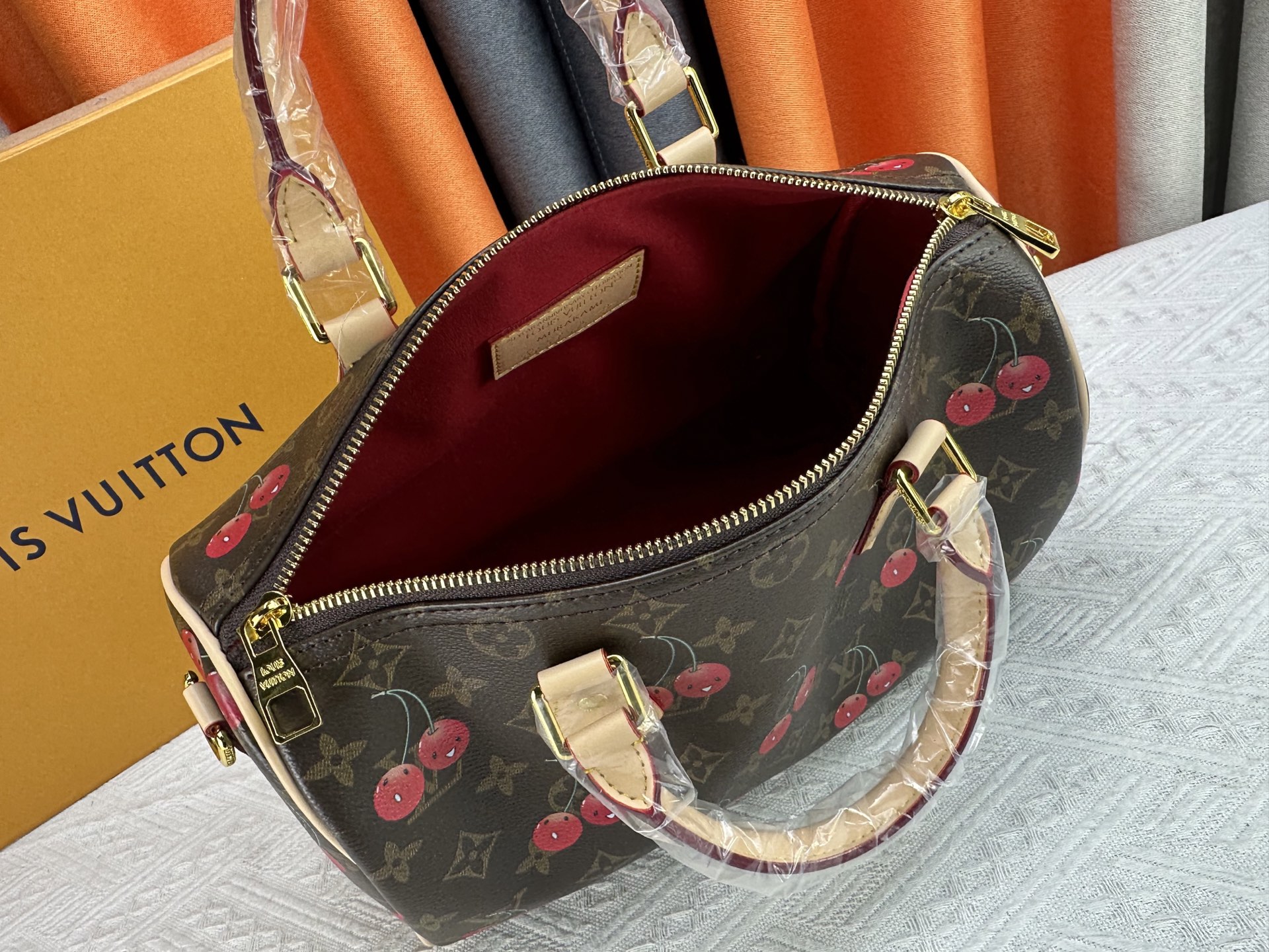 Designer Monogram x Murakami  x TM Speedy Bandoulière 25 & Speedy 30 Bag - Gorchic - $126.99