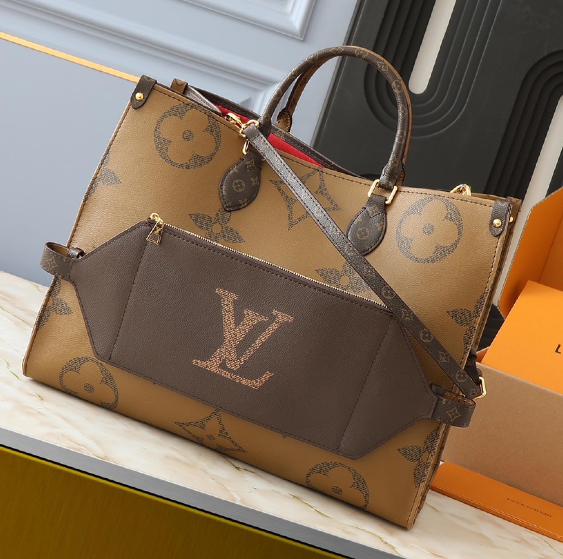 Designer Monogram OnTheGo Voyage Tote Bag - Gorchic - $143.99