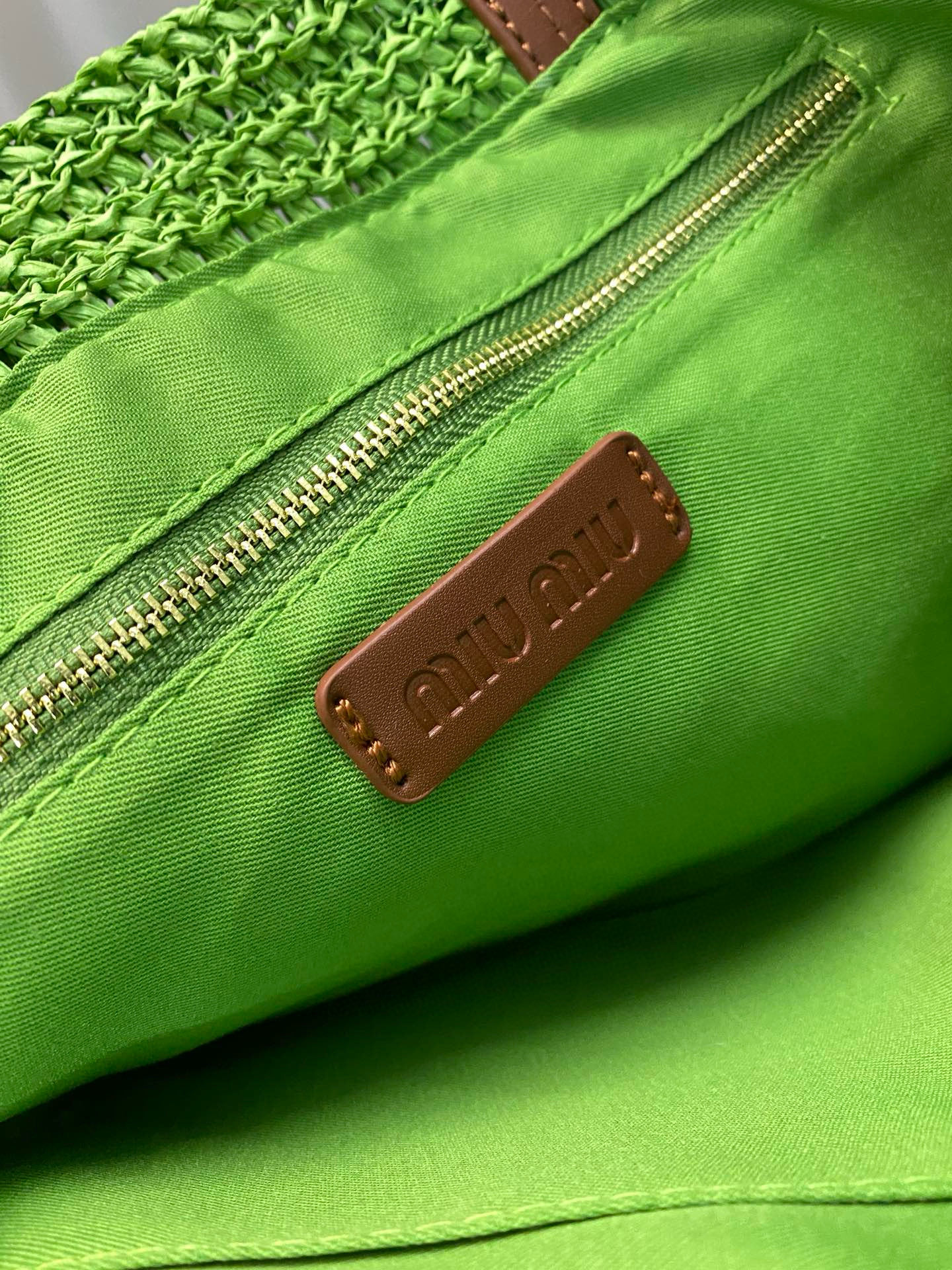 MU Faux Raffia Woven Tote Bag - Gorchic - $112.99