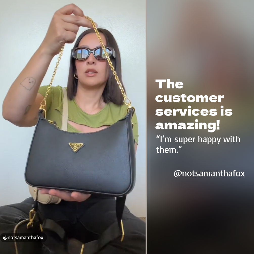 Saffiano texture Re-Edition 2005 Saffiano Leather Bag - Gorchic - $103.99