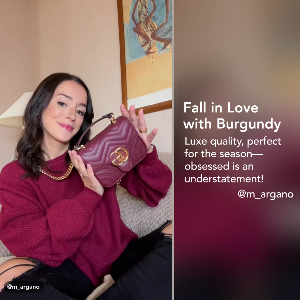 Double-G GG Marmont Mini Top Handle Bag-Red - Bag - Gorchic - $128.99